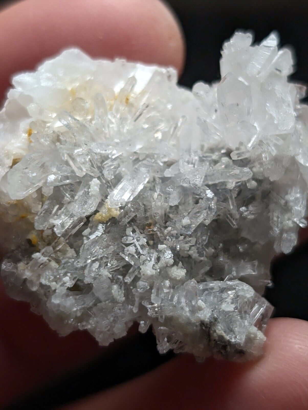 Amazing Jeffrey Quarry Quartz Crystal + Cookeite Ultra Rare Arkansas Old Stock - Collectibles:Rocks Fossils &