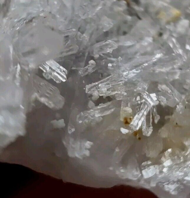 Amazing Jeffrey Quarry Quartz Crystal + Cookeite Ultra Rare Arkansas Old Stock - Collectibles:Rocks Fossils &