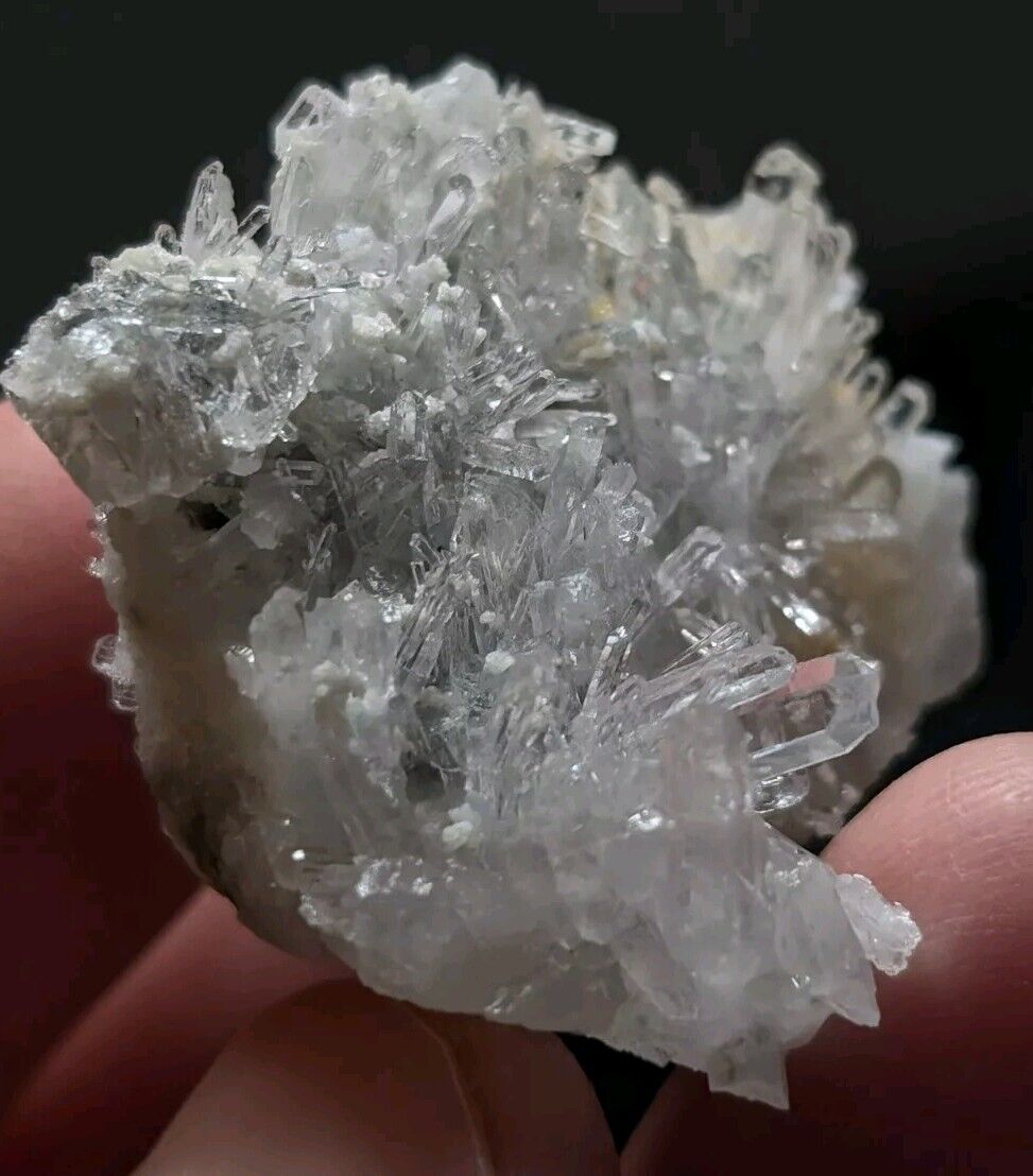 Amazing Jeffrey Quarry Quartz Crystal + Cookeite Ultra Rare Arkansas Old Stock - Collectibles:Rocks Fossils &
