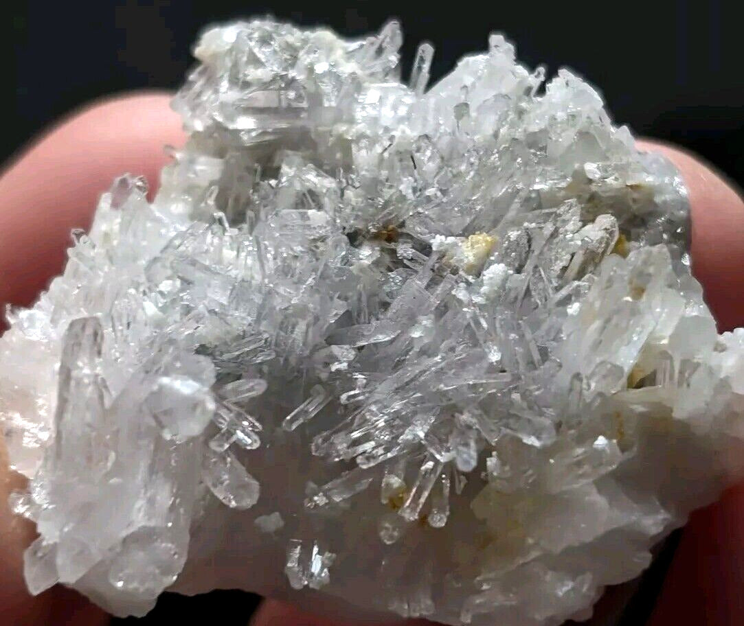 Amazing Jeffrey Quarry Quartz Crystal + Cookeite Ultra Rare Arkansas Old Stock - Collectibles:Rocks Fossils &