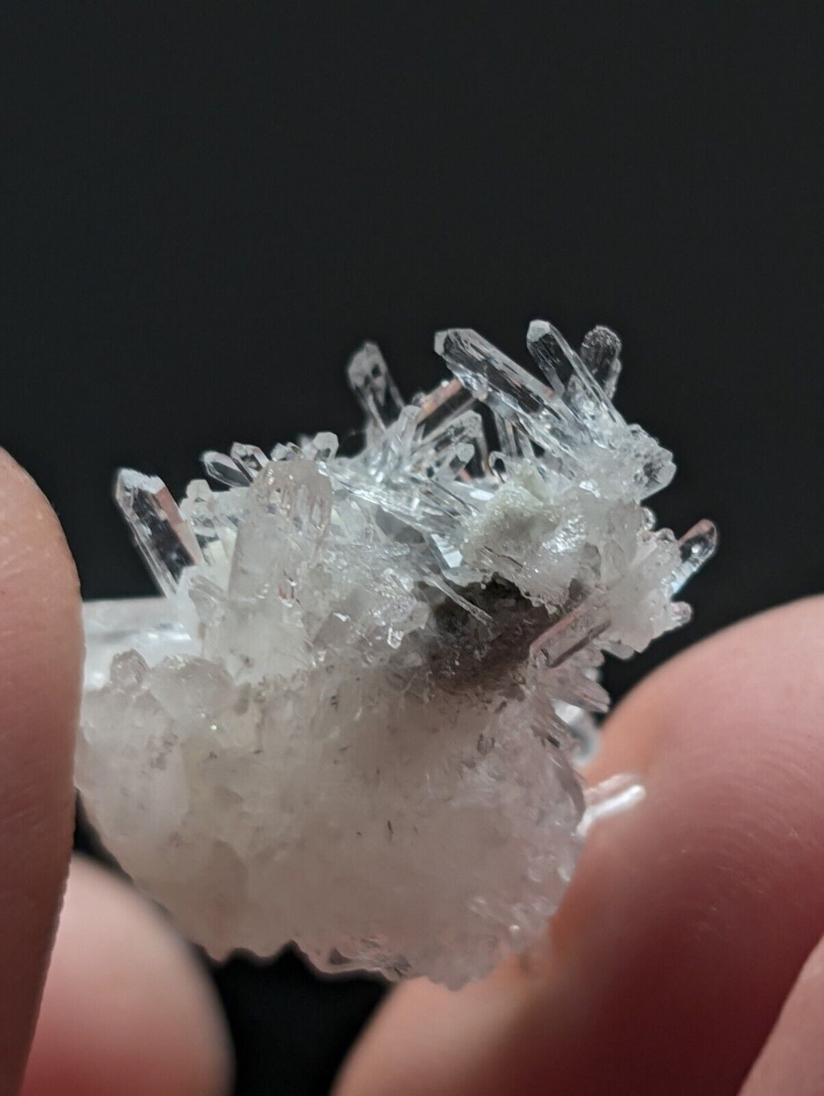 Amazing Jeffrey Quarry Quartz Crystal + Cookeite Ultra Rare Arkansas Old Stock - Collectibles:Rocks Fossils &