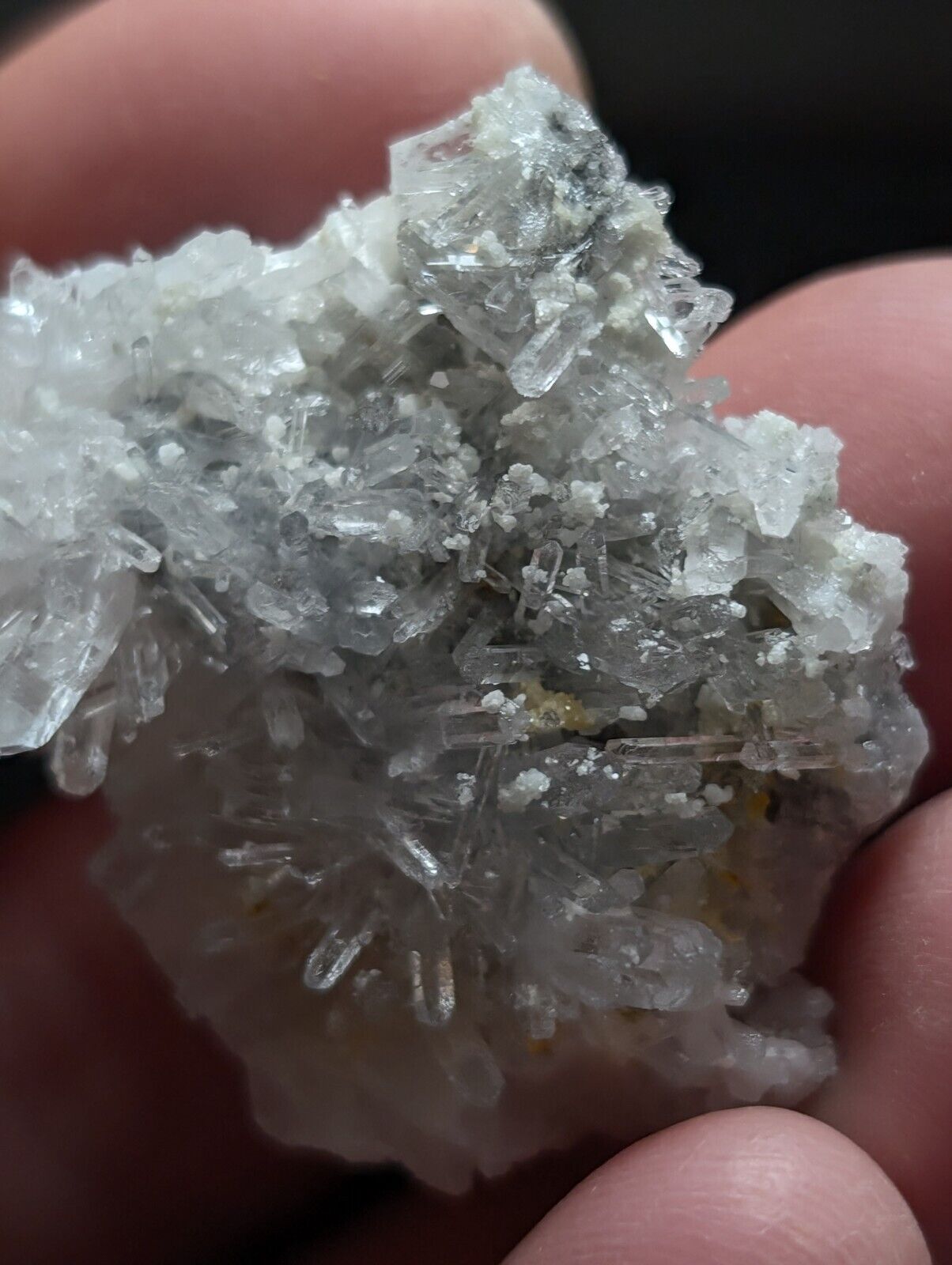 Amazing Jeffrey Quarry Quartz Crystal + Cookeite Ultra Rare Arkansas Old Stock - Collectibles:Rocks Fossils &