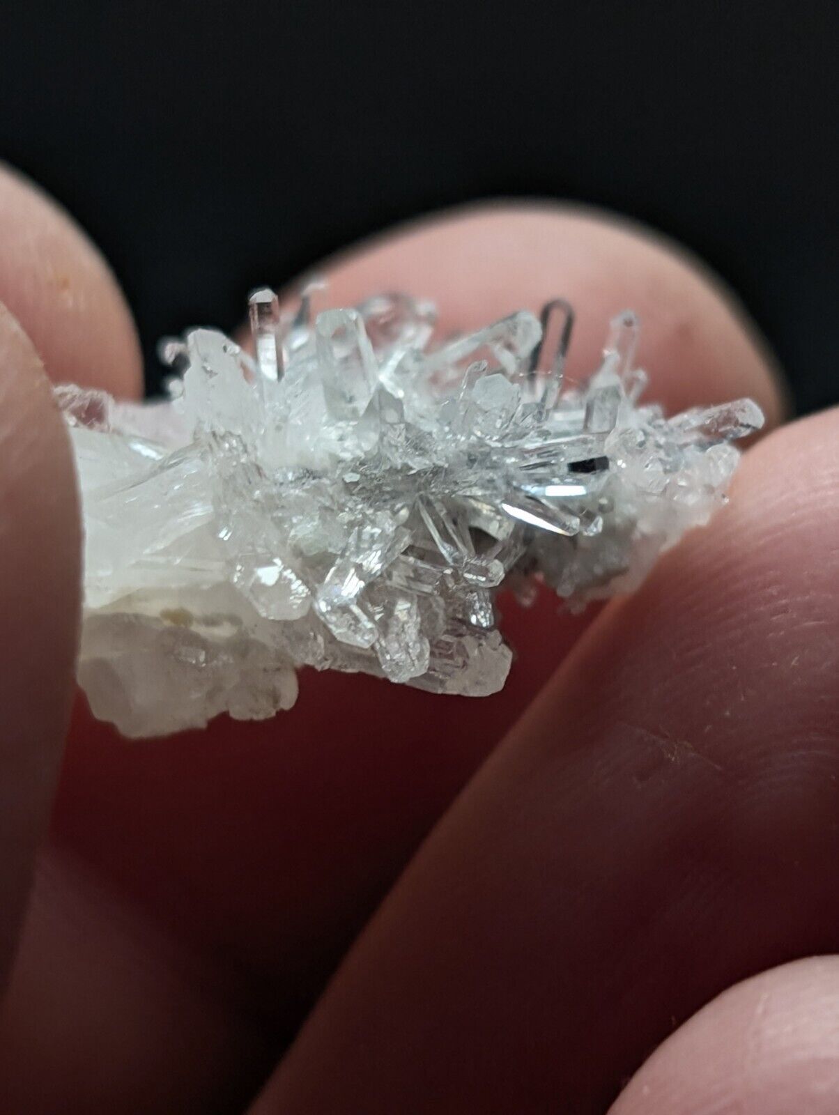 Amazing Jeffrey Quarry Quartz Crystal + Cookeite Ultra Rare Arkansas Old Stock - Collectibles:Rocks Fossils &