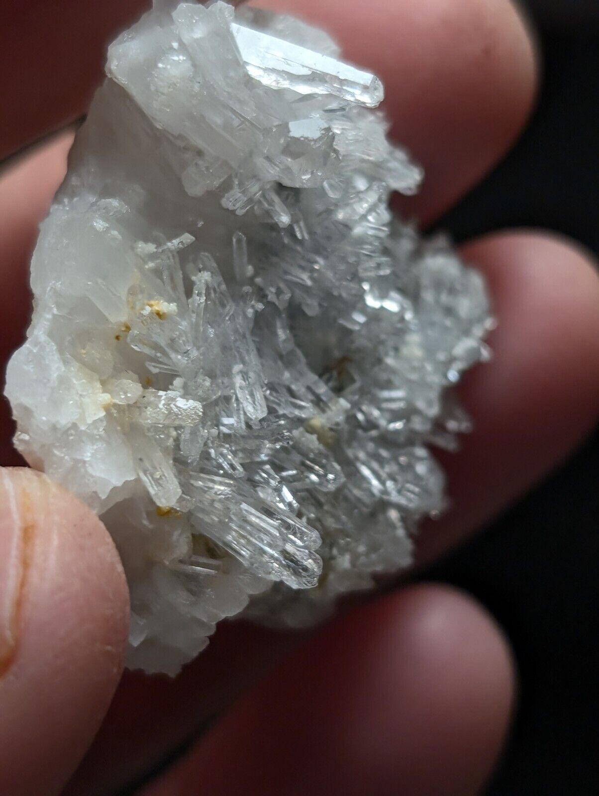 Amazing Jeffrey Quarry Quartz Crystal + Cookeite Ultra Rare Arkansas Old Stock - Collectibles:Rocks Fossils &