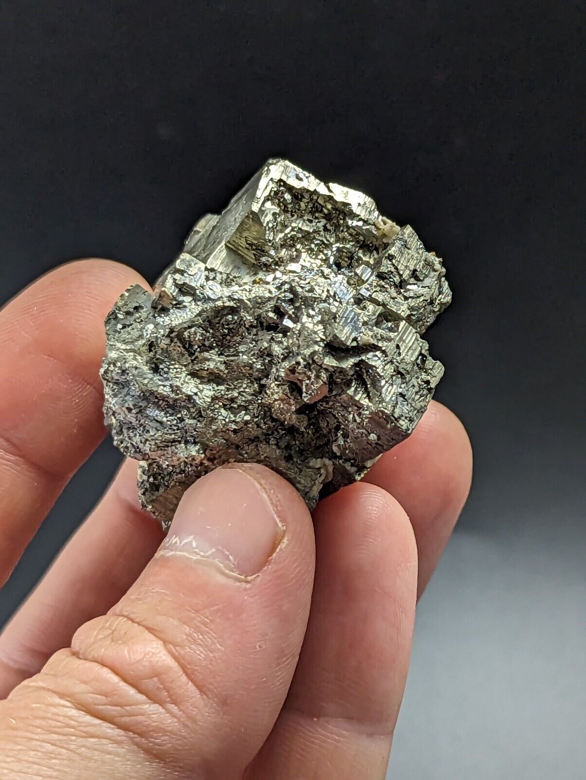 Amazing Pyrite with Albite + Molybdenum Magnet Cove Arkansas Old Stock - Collectibles:Rocks Fossils & Minerals:Crystals