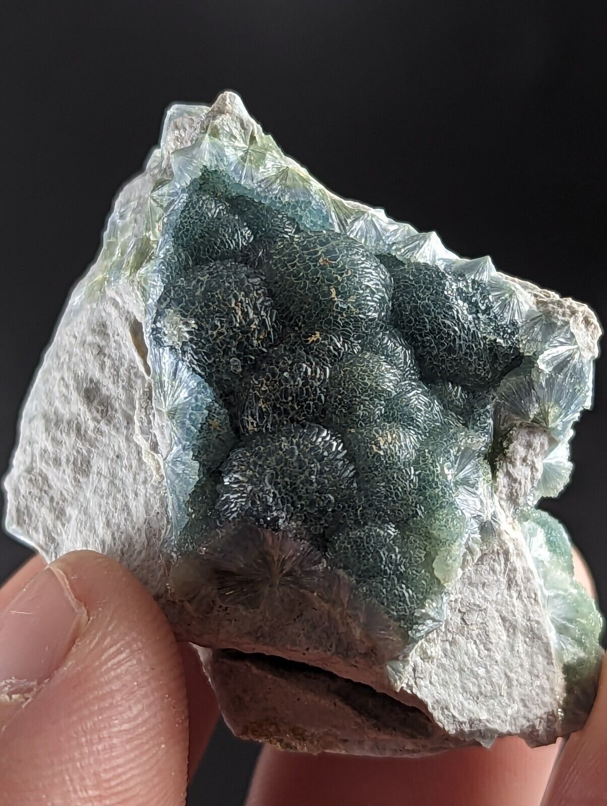 Amazing Wavellite -Old Stock - Delinde / Schmitt mine - Garland County Arkansas - Collectibles:Rocks Fossils &