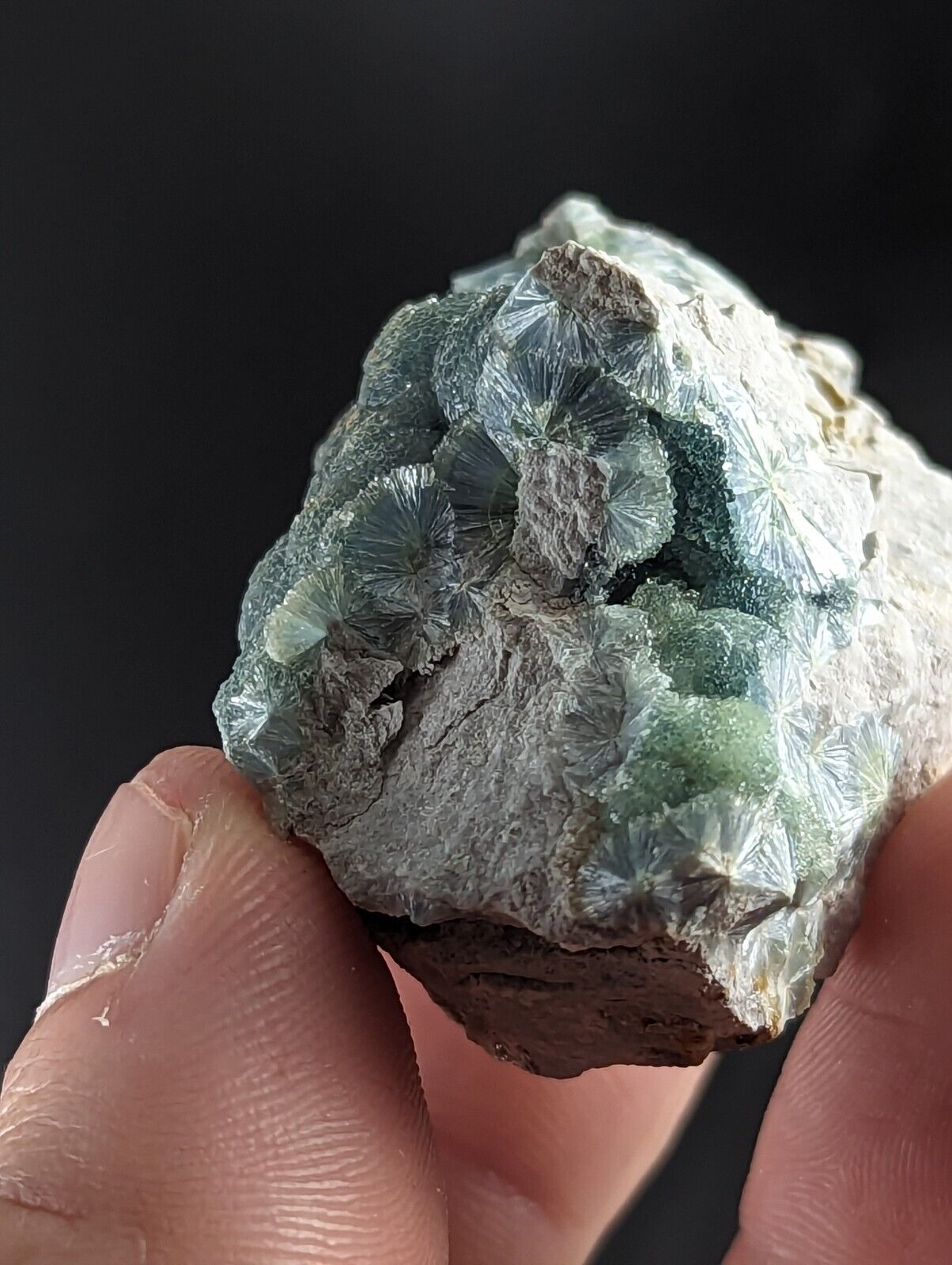 Amazing Wavellite -Old Stock - Delinde / Schmitt mine - Garland County Arkansas - Collectibles:Rocks Fossils &