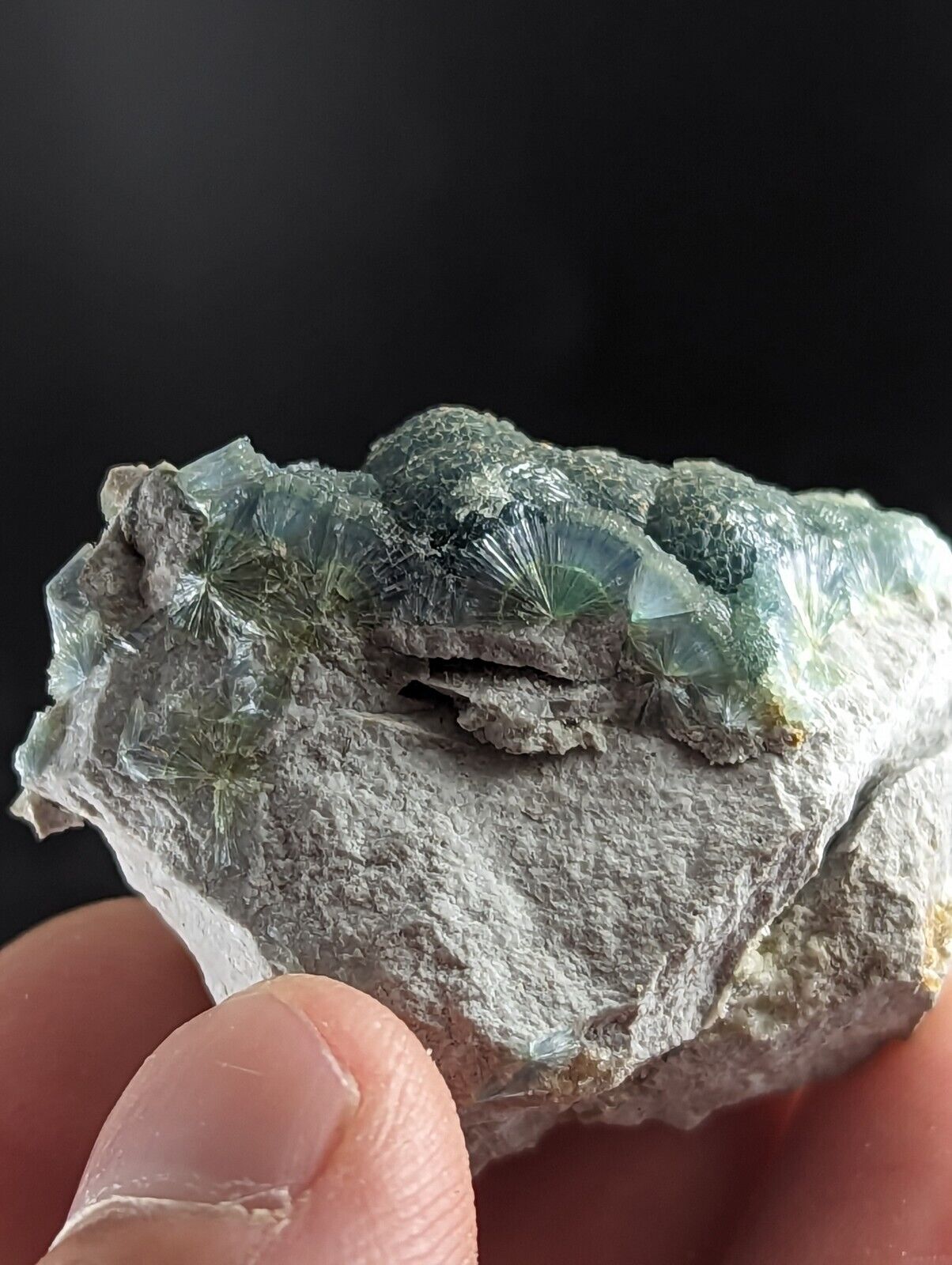Amazing Wavellite -Old Stock - Delinde / Schmitt mine - Garland County Arkansas - Collectibles:Rocks Fossils &