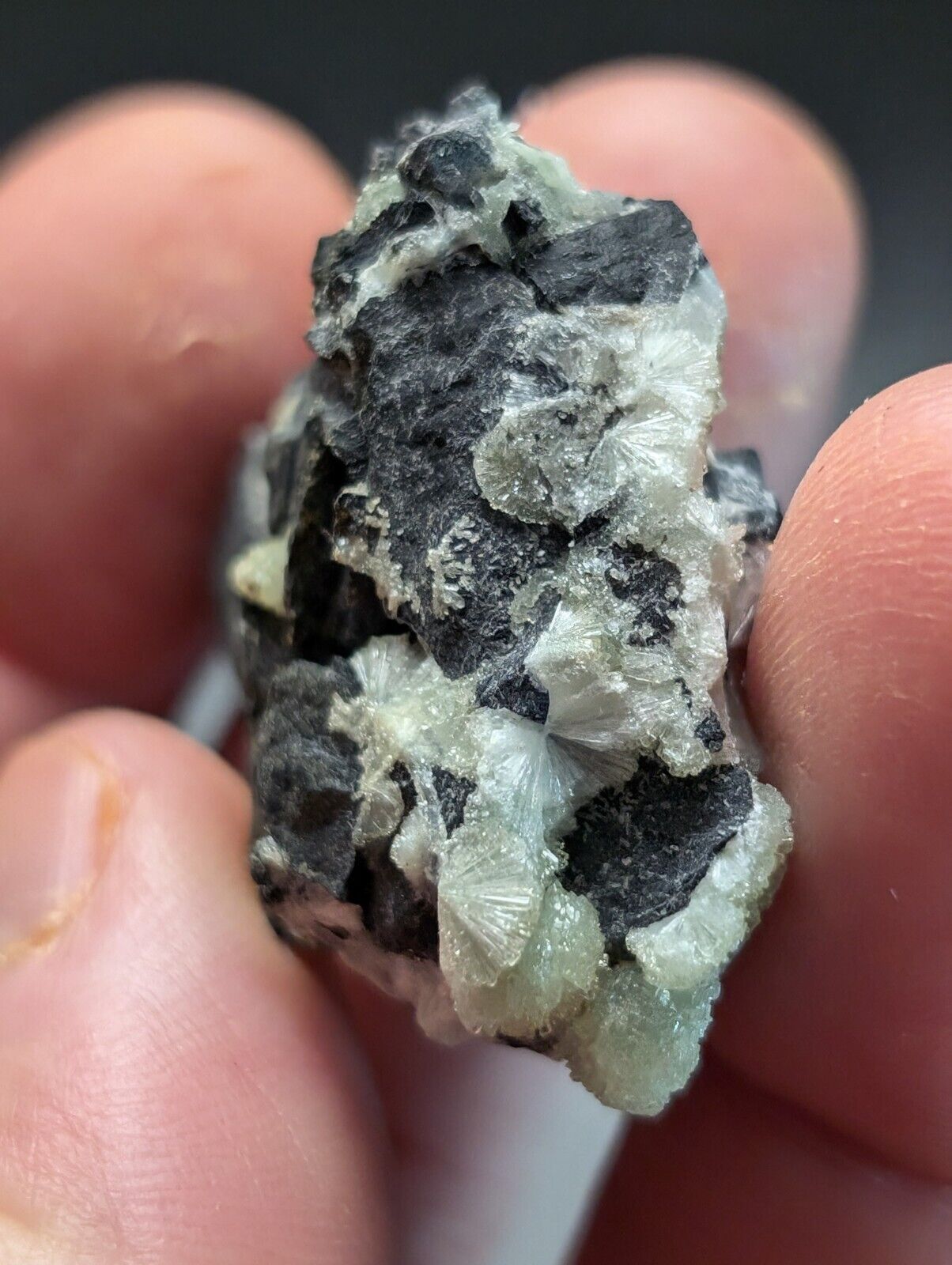 Amazing Wavellite Specimen (Arkansas USA) - OOAK Natural Crystal Cluster - Collectibles:Rocks Fossils &
