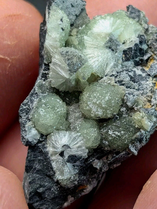 Amazing Wavellite Specimen (Arkansas USA) - OOAK Natural Crystal Cluster - Collectibles:Rocks Fossils &