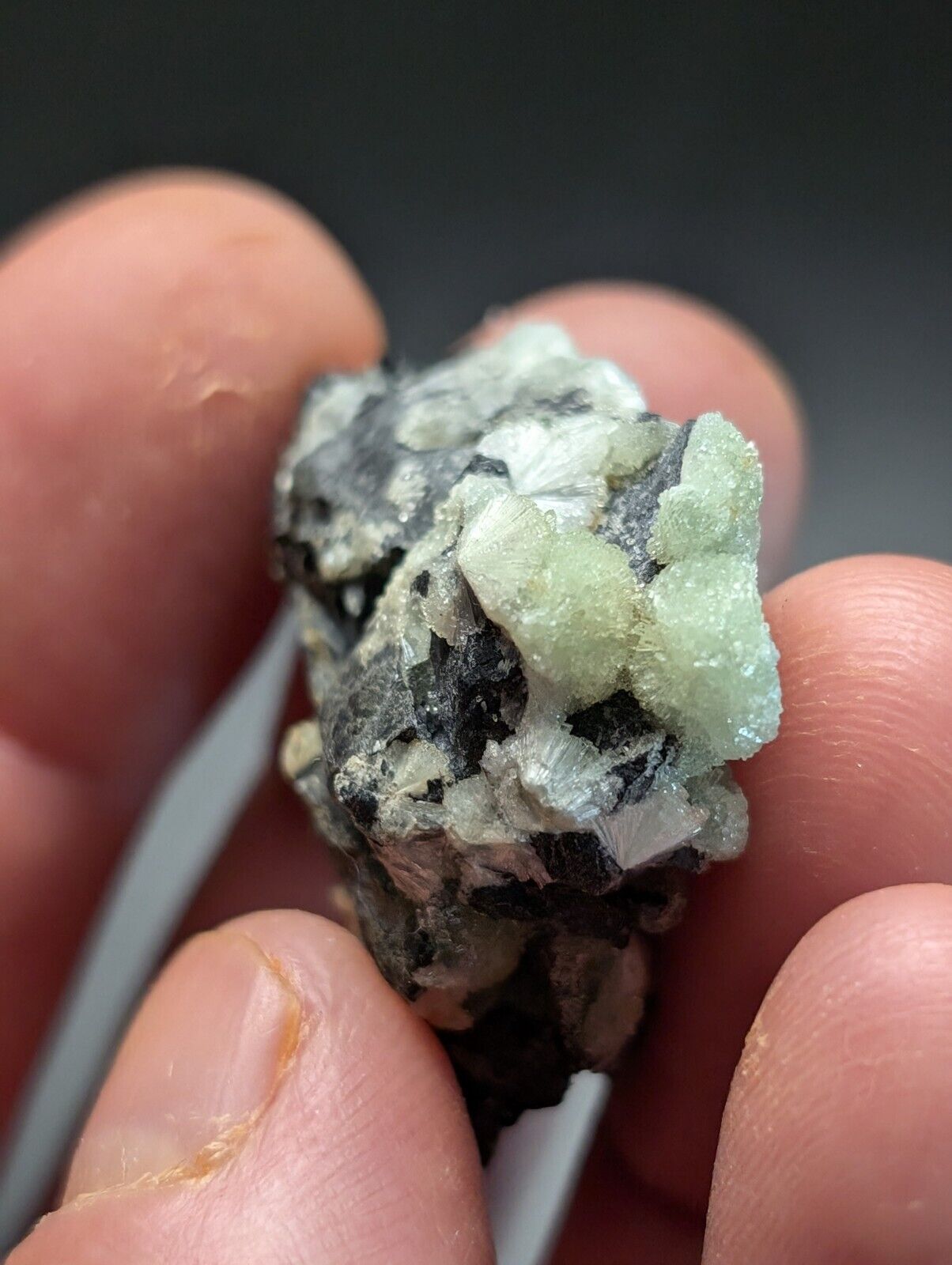 Amazing Wavellite Specimen (Arkansas USA) - OOAK Natural Crystal Cluster - Collectibles:Rocks Fossils &