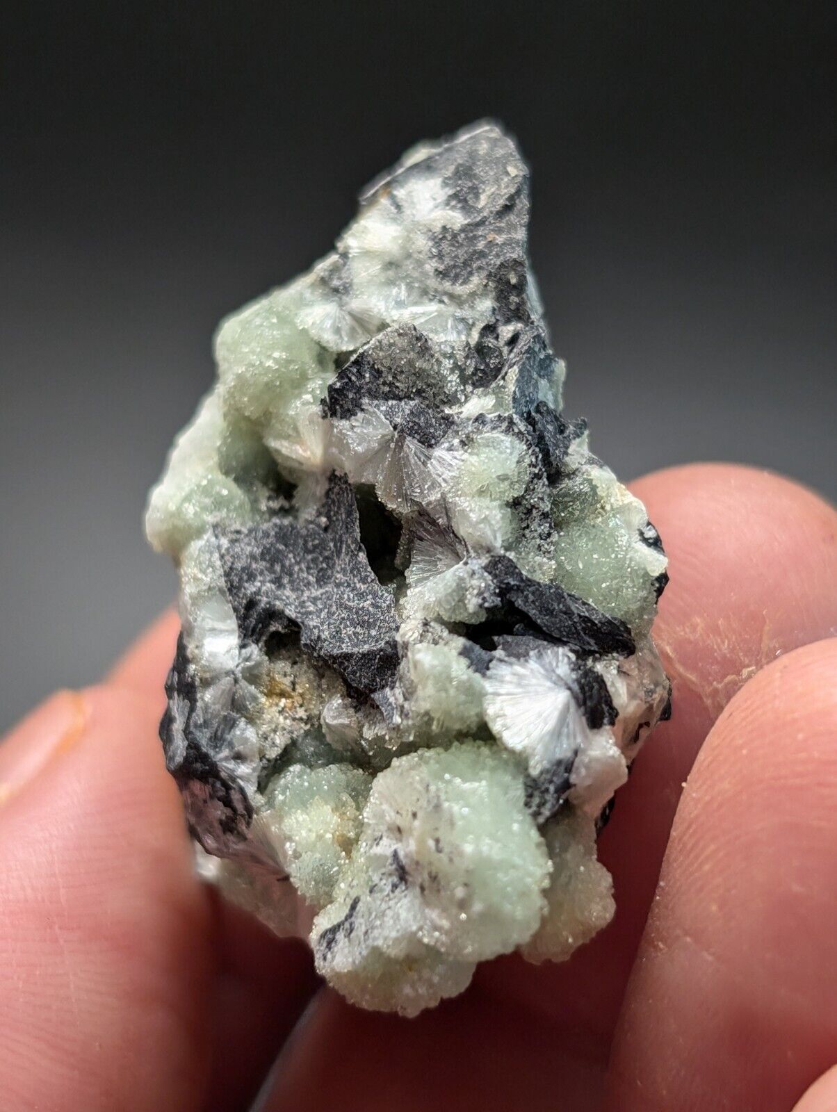 Amazing Wavellite Specimen (Arkansas USA) - OOAK Natural Crystal Cluster - Collectibles:Rocks Fossils &