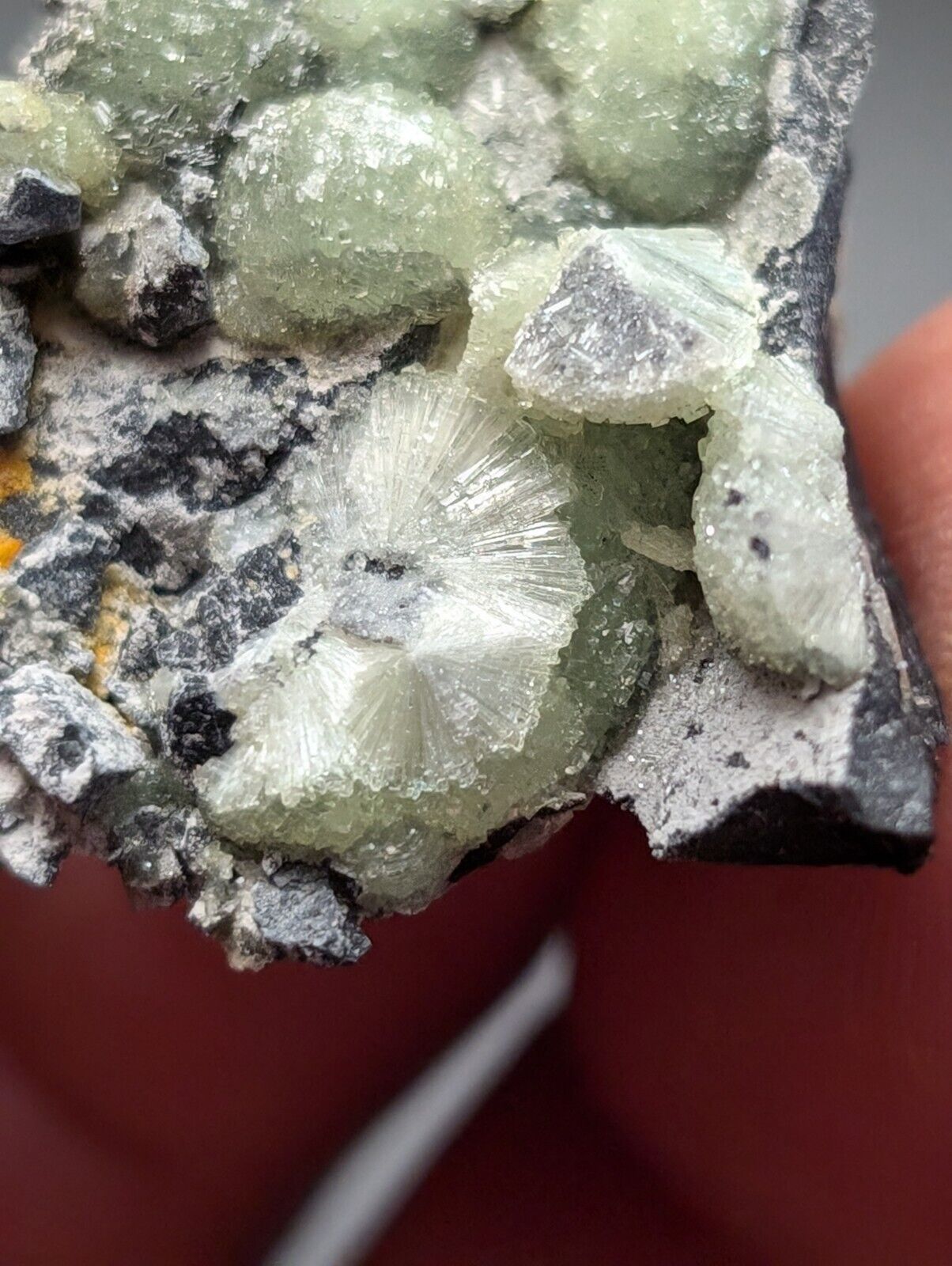 Amazing Wavellite Specimen (Arkansas USA) - OOAK Natural Crystal Cluster - Collectibles:Rocks Fossils &