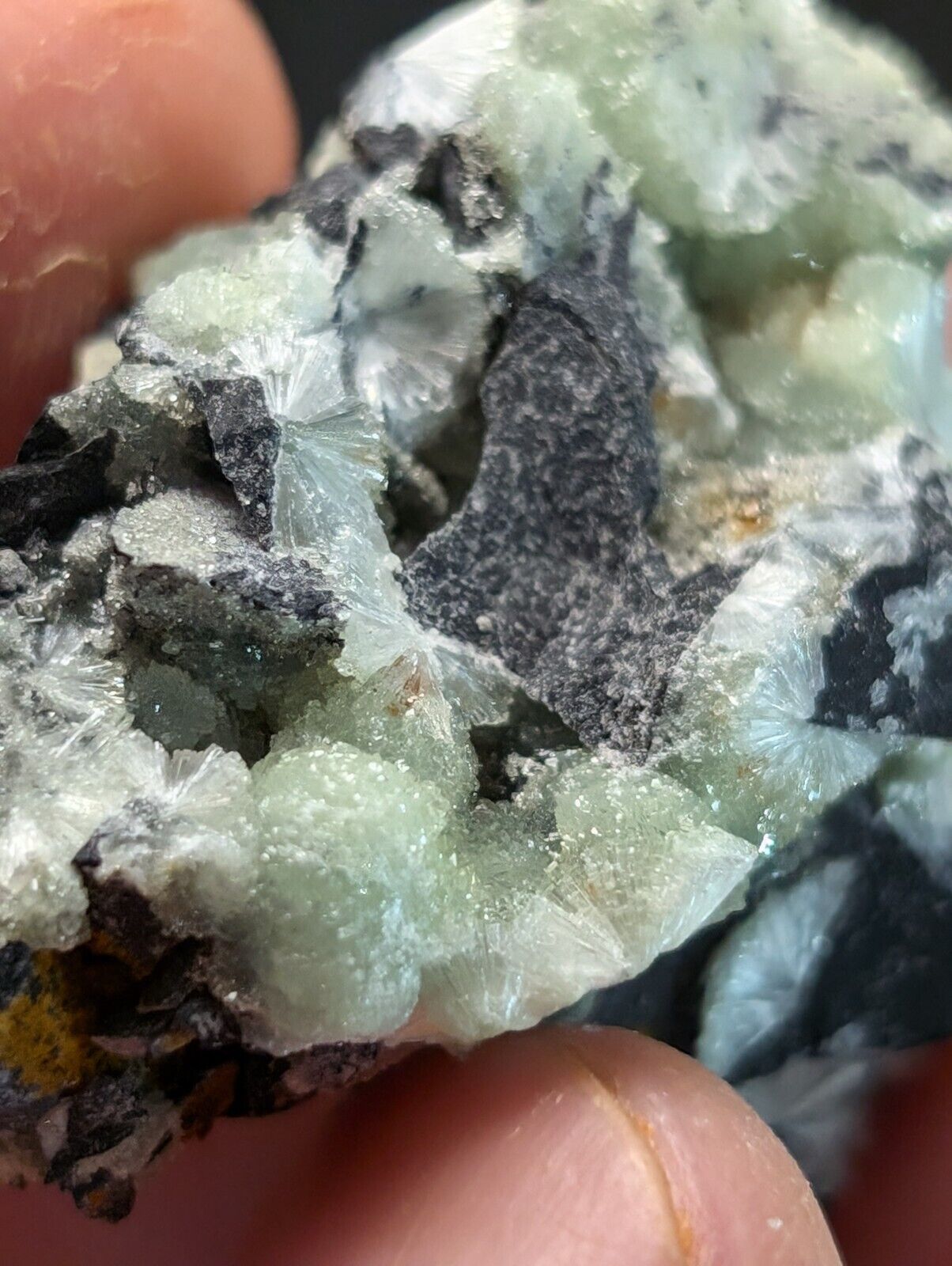 Amazing Wavellite Specimen (Arkansas USA) - OOAK Natural Crystal Cluster - Collectibles:Rocks Fossils &