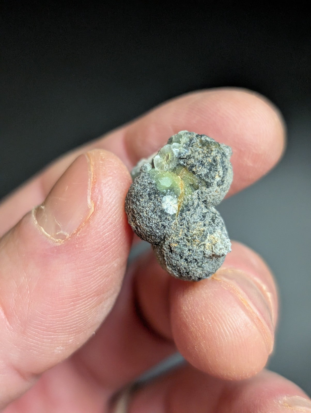 Amazing Wavellite w/ SiO2 Pseudomorphs -Old Stock - Mauldin Mountain Arkansas - Collectibles:Rocks Fossils &