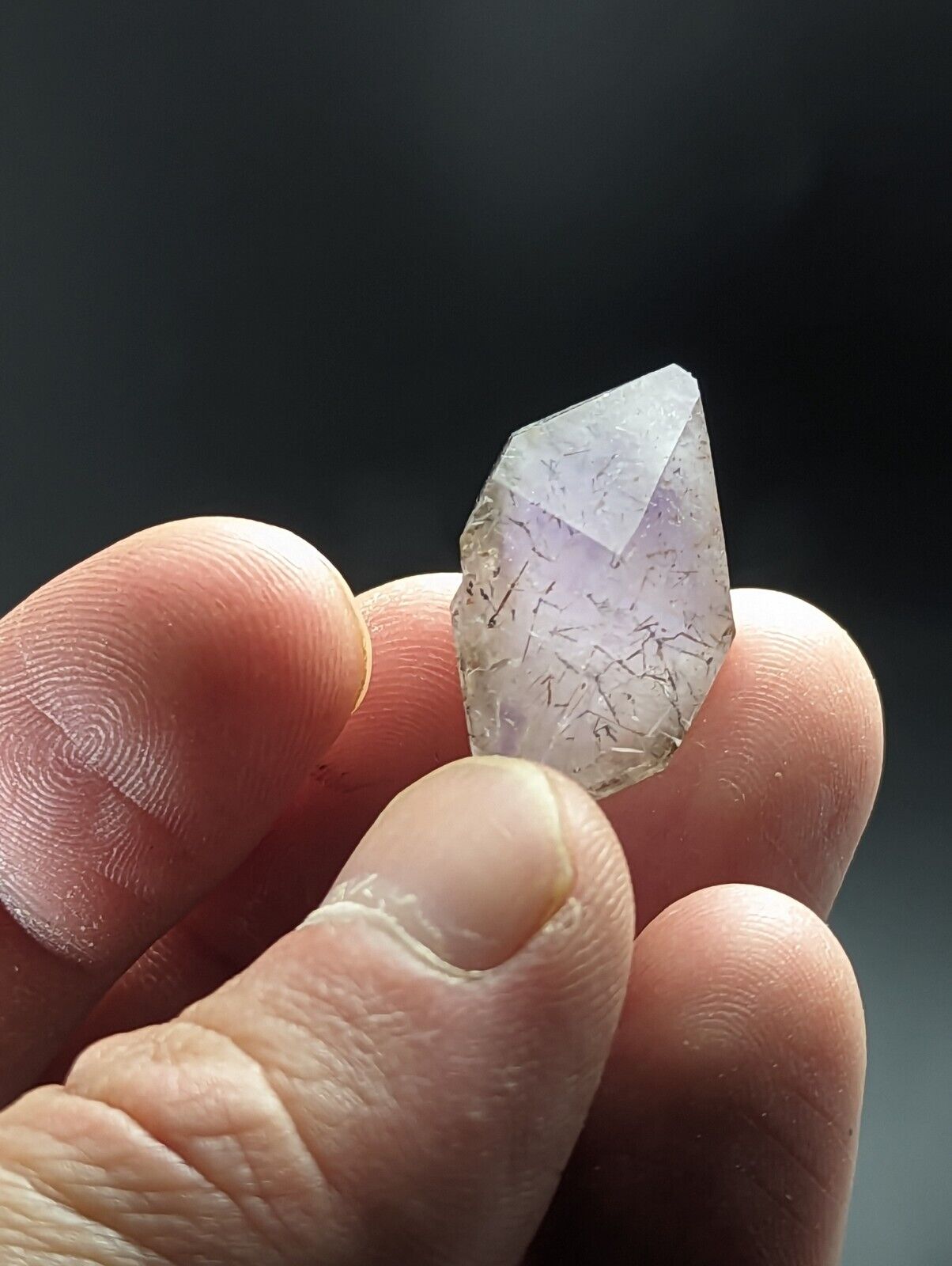Amethyst w/ inclusions - Cabarrus County North Carolina USA Rare find - Collectibles:Rocks Fossils & Minerals:Crystals