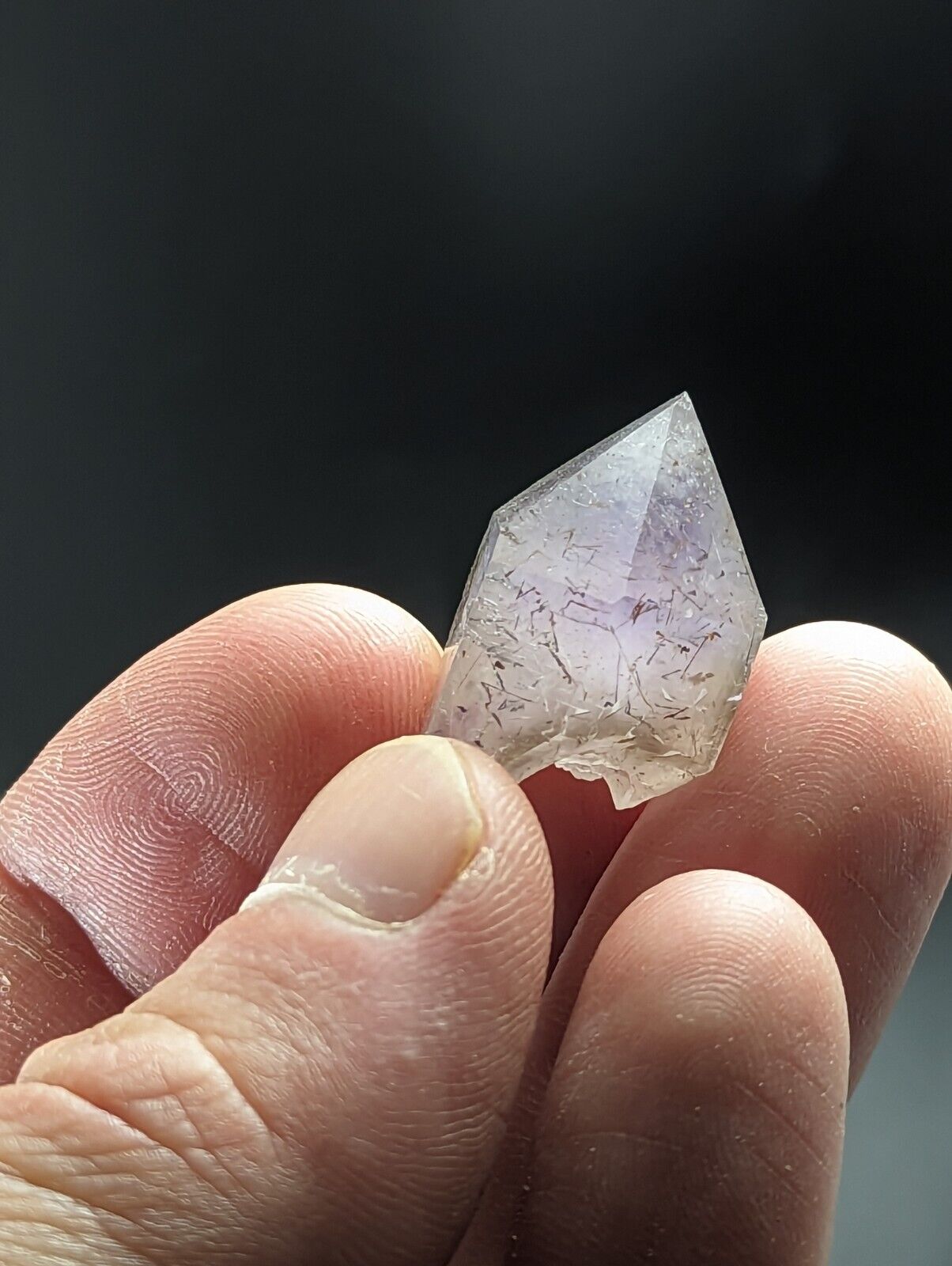 Amethyst w/ inclusions - Cabarrus County North Carolina USA Rare find - Collectibles:Rocks Fossils & Minerals:Crystals