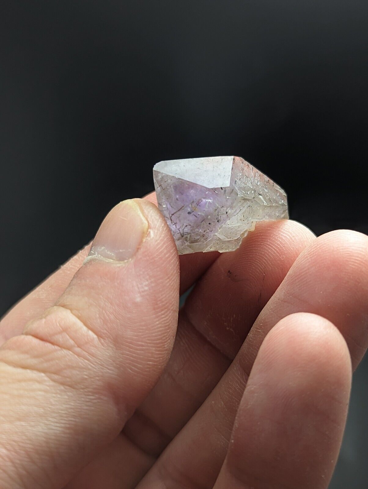 Amethyst w/ inclusions - Cabarrus County North Carolina USA Rare find - Collectibles:Rocks Fossils & Minerals:Crystals