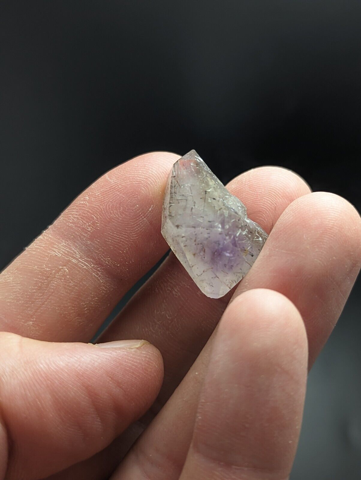 Amethyst w/ inclusions - Cabarrus County North Carolina USA Rare find - Collectibles:Rocks Fossils & Minerals:Crystals
