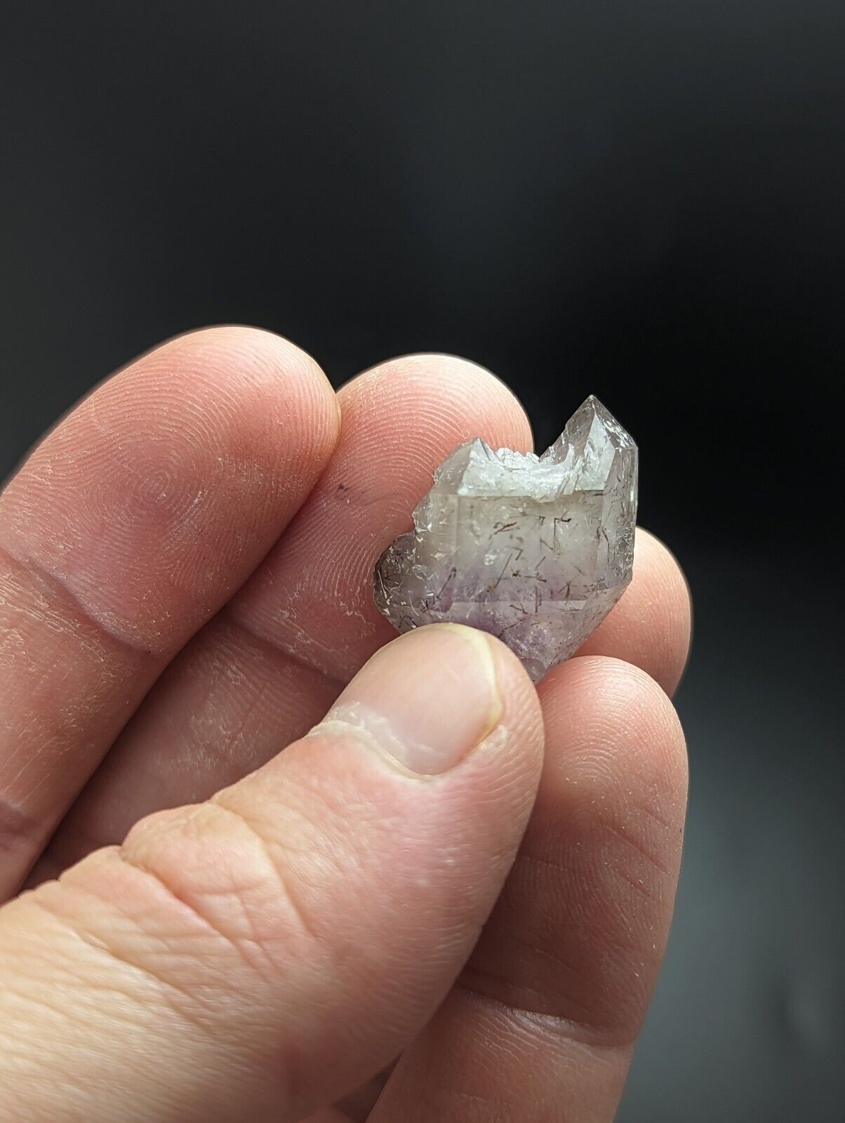 Amethyst w/ inclusions - Cabarrus County North Carolina USA Rare find - Collectibles:Rocks Fossils & Minerals:Crystals