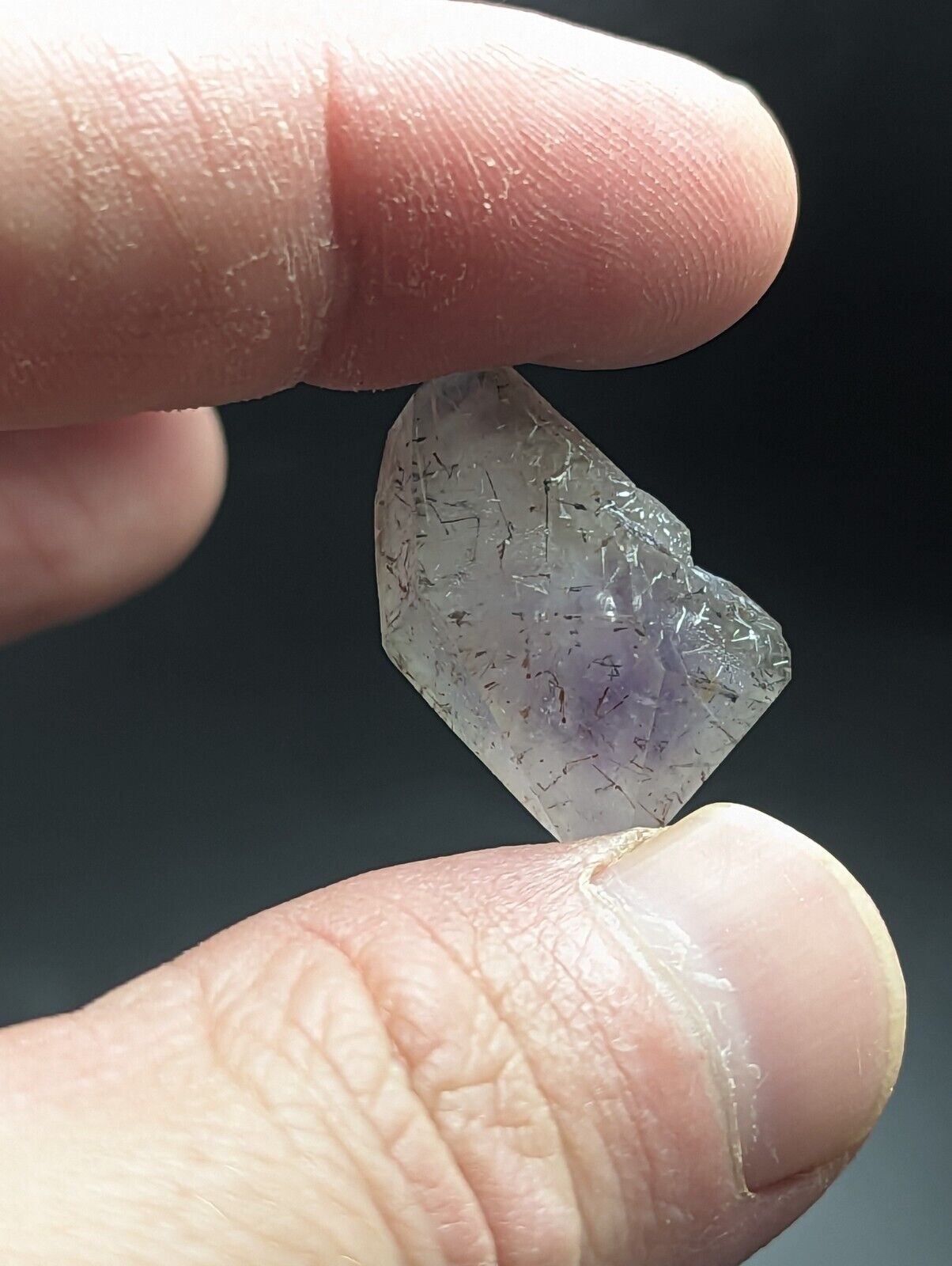 Amethyst w/ inclusions - Cabarrus County North Carolina USA Rare find - Collectibles:Rocks Fossils & Minerals:Crystals