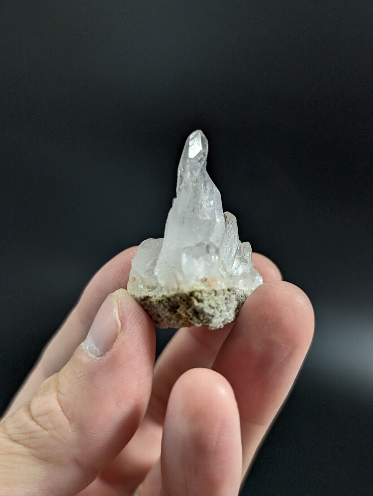 Arkansas Quartz Crystal Cluster - OOAK natural mineral specimen AR USA - Collectibles:Rocks Fossils & Minerals:Crystals