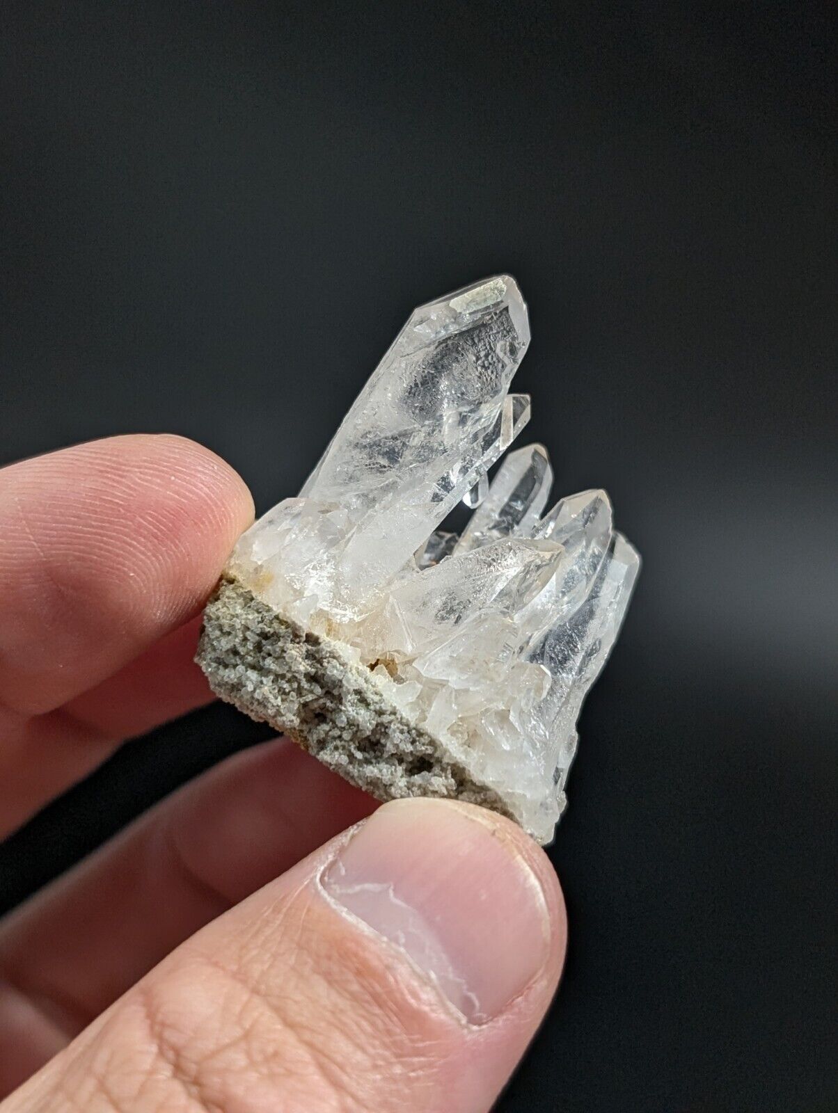Arkansas Quartz Crystal Cluster - OOAK natural mineral specimen AR USA - Collectibles:Rocks Fossils & Minerals:Crystals