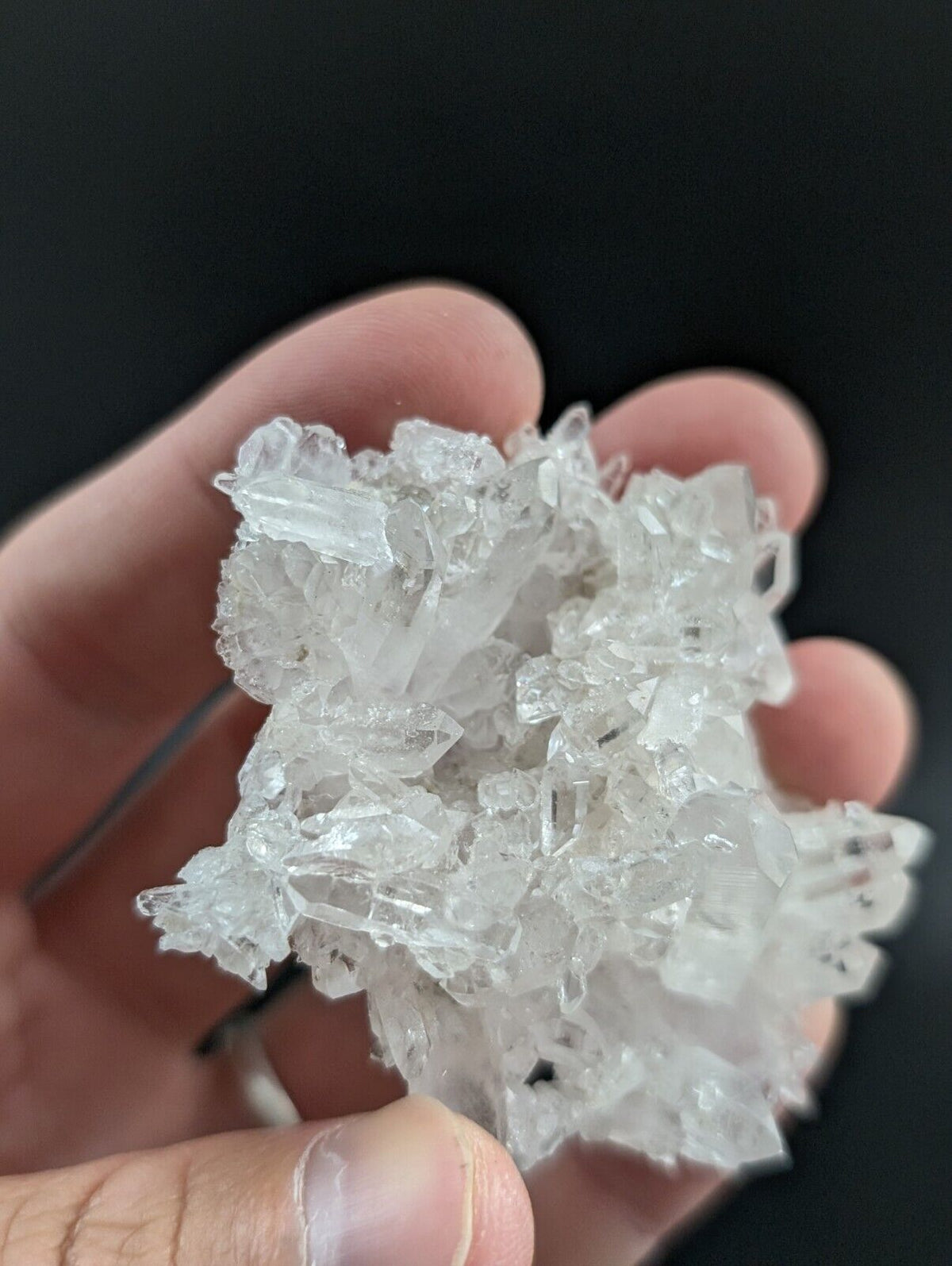 Arkansas Quartz Crystal Cluster - OOAK natural mineral specimen AR USA - Collectibles:Rocks Fossils & Minerals:Crystals