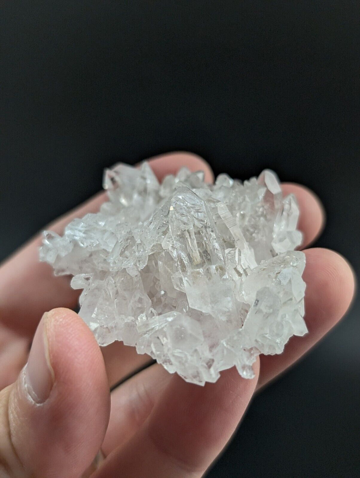 Arkansas Quartz Crystal Cluster - OOAK natural mineral specimen AR USA - Collectibles:Rocks Fossils & Minerals:Crystals