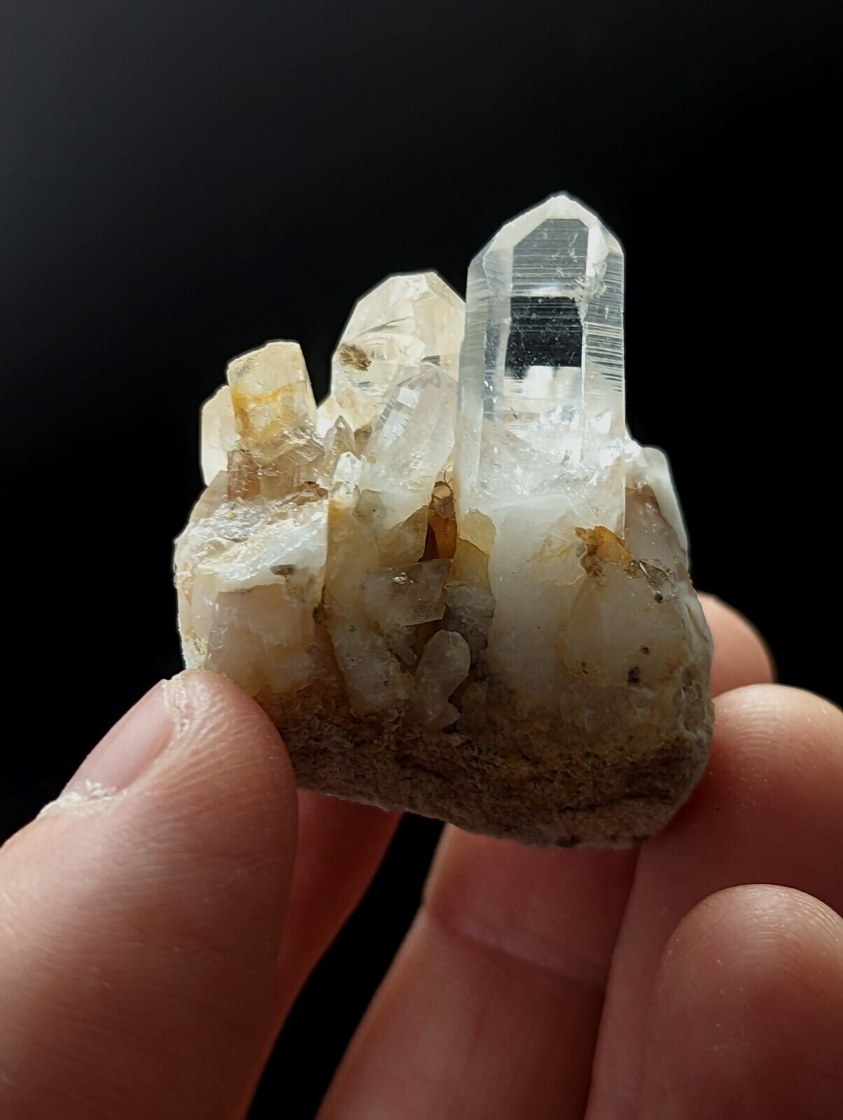 Arkansas Quartz Crystal Cluster Saline County AR Old Stock - Collectibles:Rocks Fossils & Minerals:Crystals Mineral