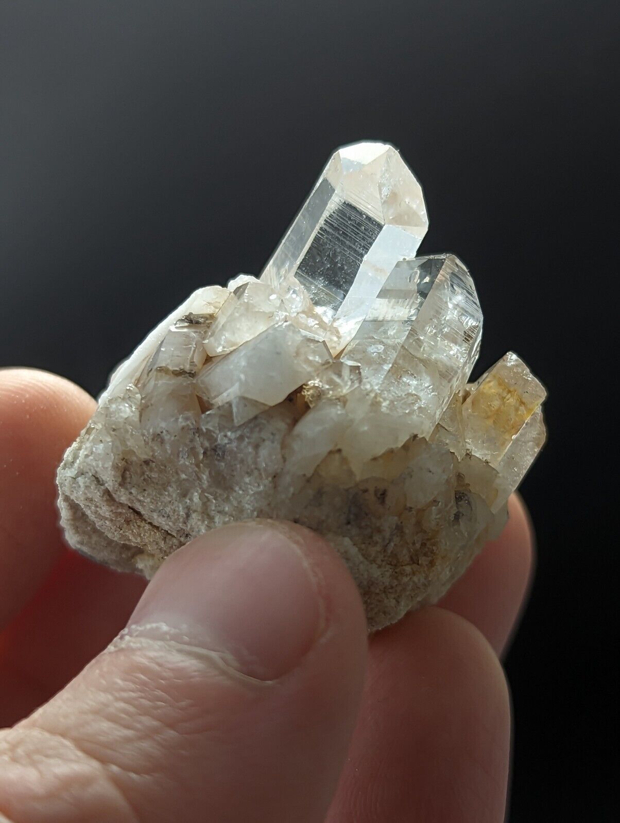 Arkansas Quartz Crystal Cluster Saline County AR Old Stock - Collectibles:Rocks Fossils & Minerals:Crystals Mineral