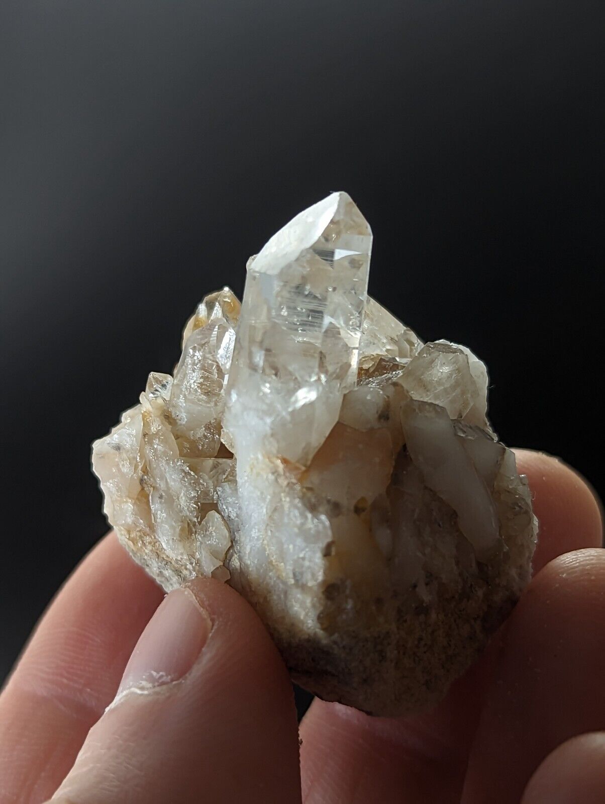 Arkansas Quartz Crystal Cluster Saline County AR Old Stock - Collectibles:Rocks Fossils & Minerals:Crystals Mineral