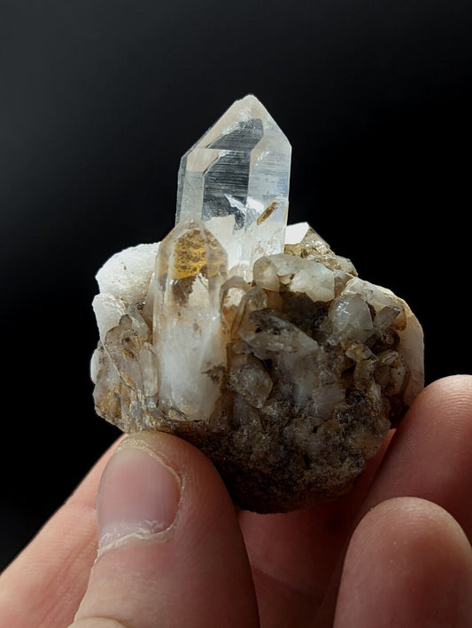 Arkansas Quartz Crystal Cluster Saline County Old Stock - Collectibles:Rocks Fossils & Minerals:Crystals Mineral