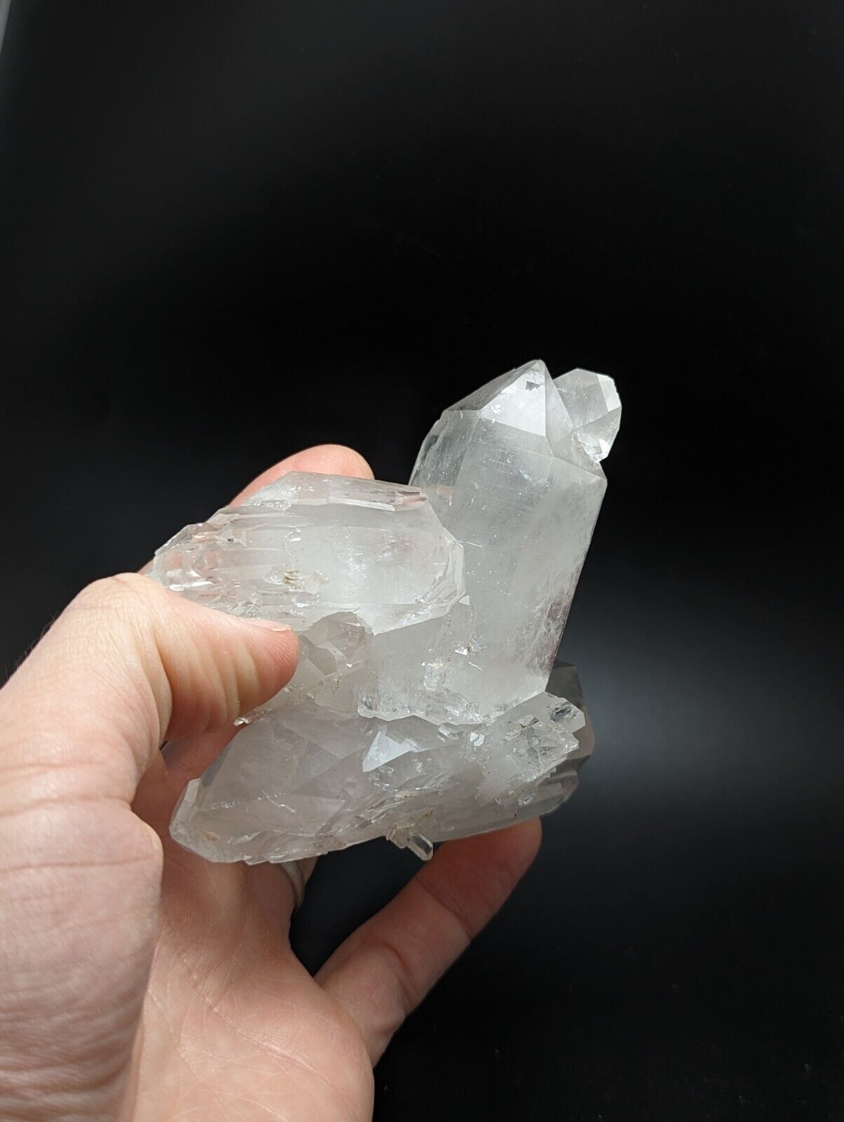 Arkansas Quartz Crystal Floater w Rare and Unique Form Garland Co old stock. - Collectibles:Rocks Fossils &