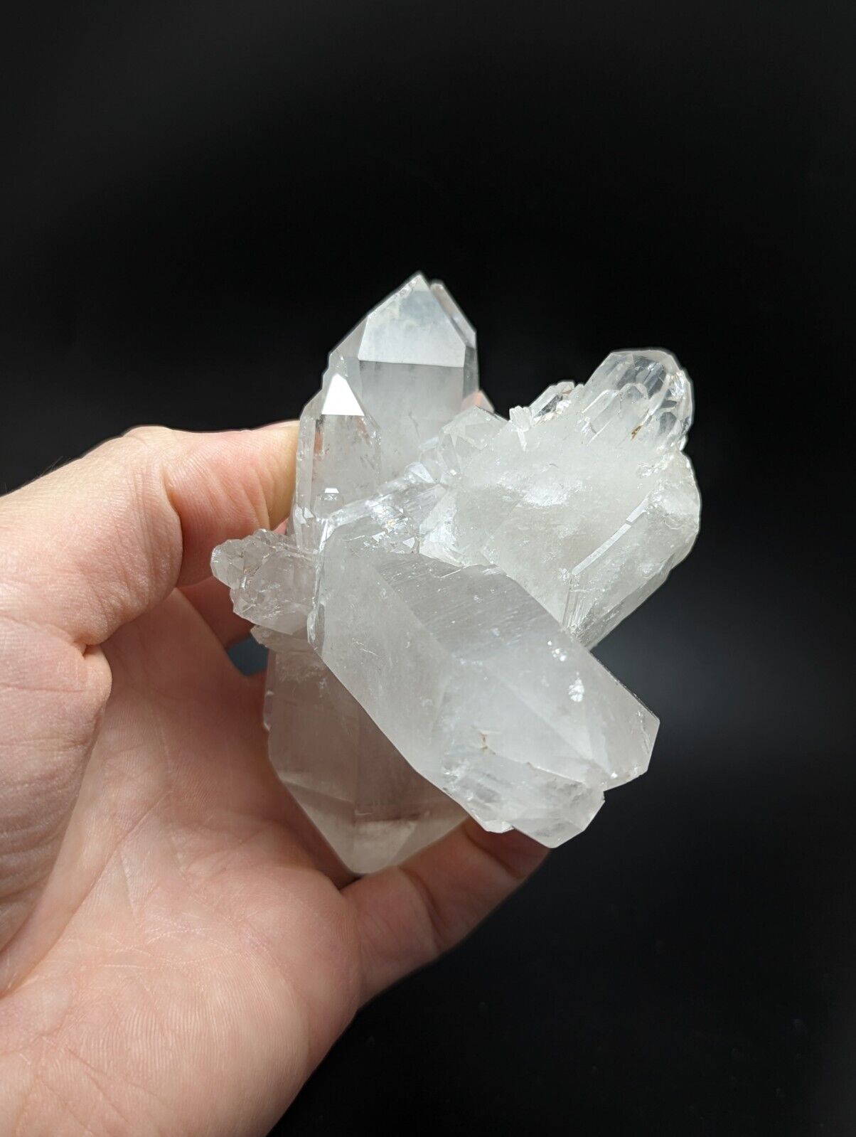 Arkansas Quartz Crystal Floater w Rare and Unique Form Garland Co old stock. - Collectibles:Rocks Fossils &