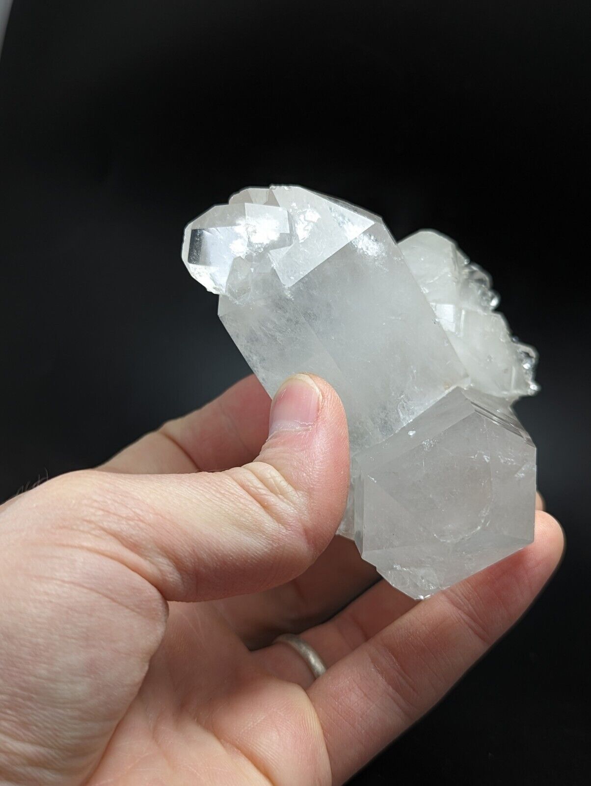 Arkansas Quartz Crystal Floater w Rare and Unique Form Garland Co old stock. - Collectibles:Rocks Fossils &