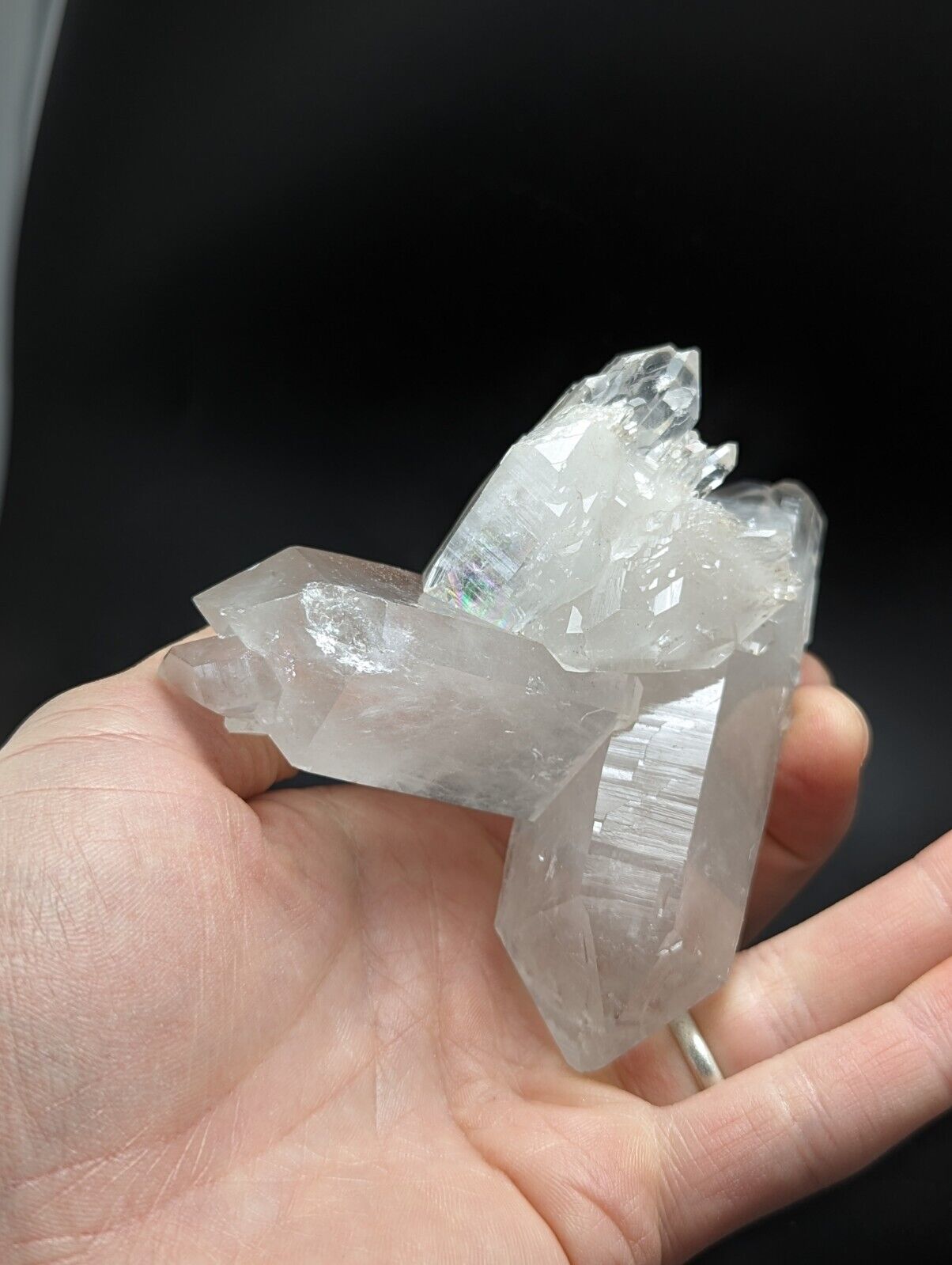 Arkansas Quartz Crystal Floater w Rare and Unique Form Garland Co old stock. - Collectibles:Rocks Fossils &