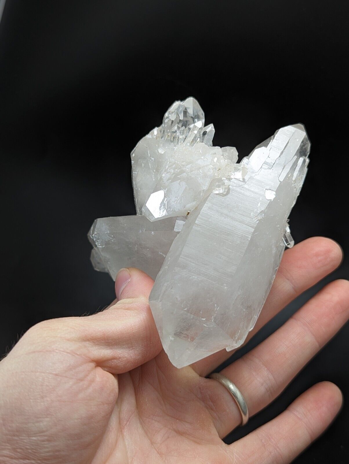 Arkansas Quartz Crystal Floater w Rare and Unique Form Garland Co old stock. - Collectibles:Rocks Fossils &