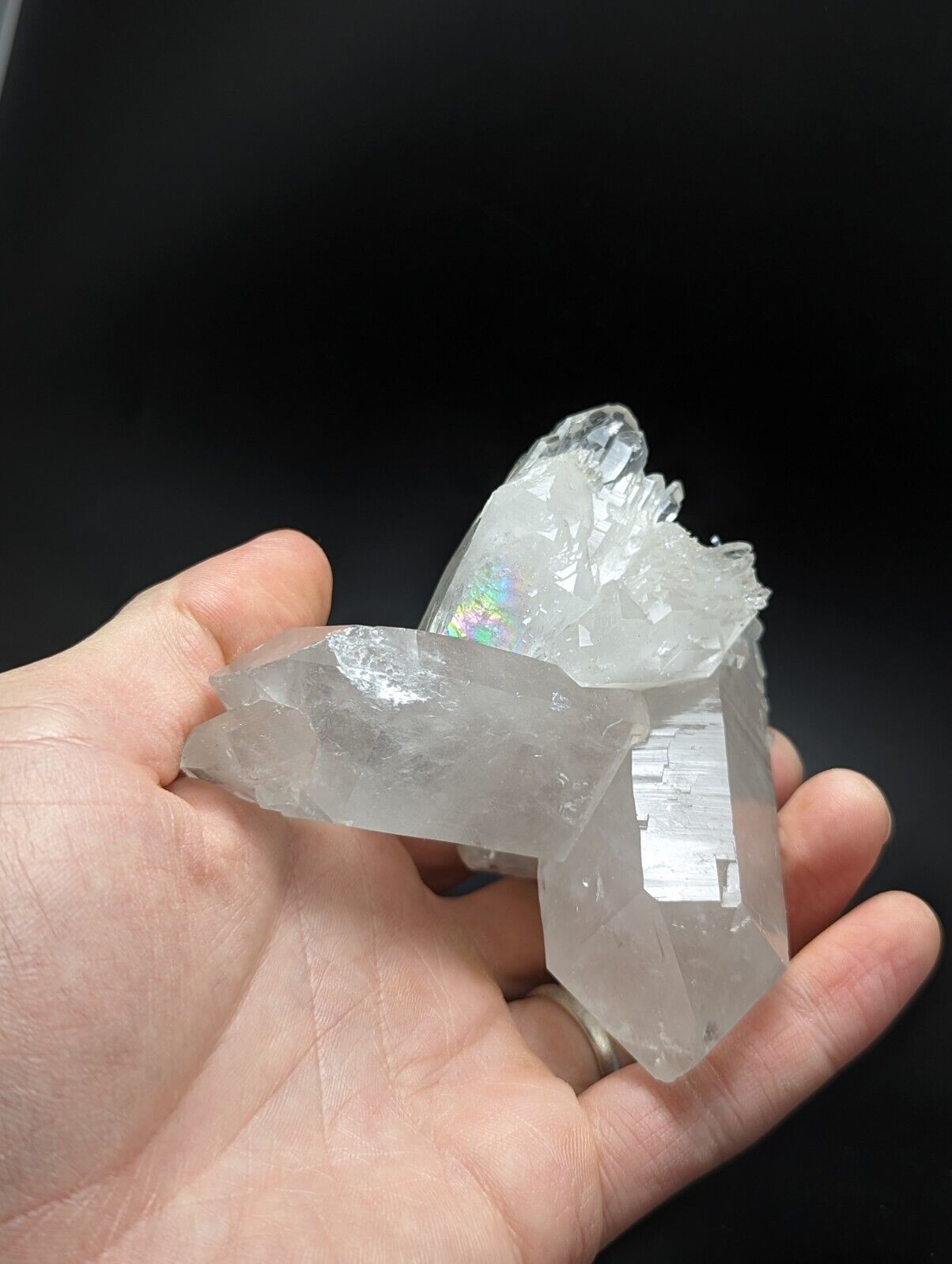 Arkansas Quartz Crystal Floater w Rare and Unique Form Garland Co old stock. - Collectibles:Rocks Fossils &