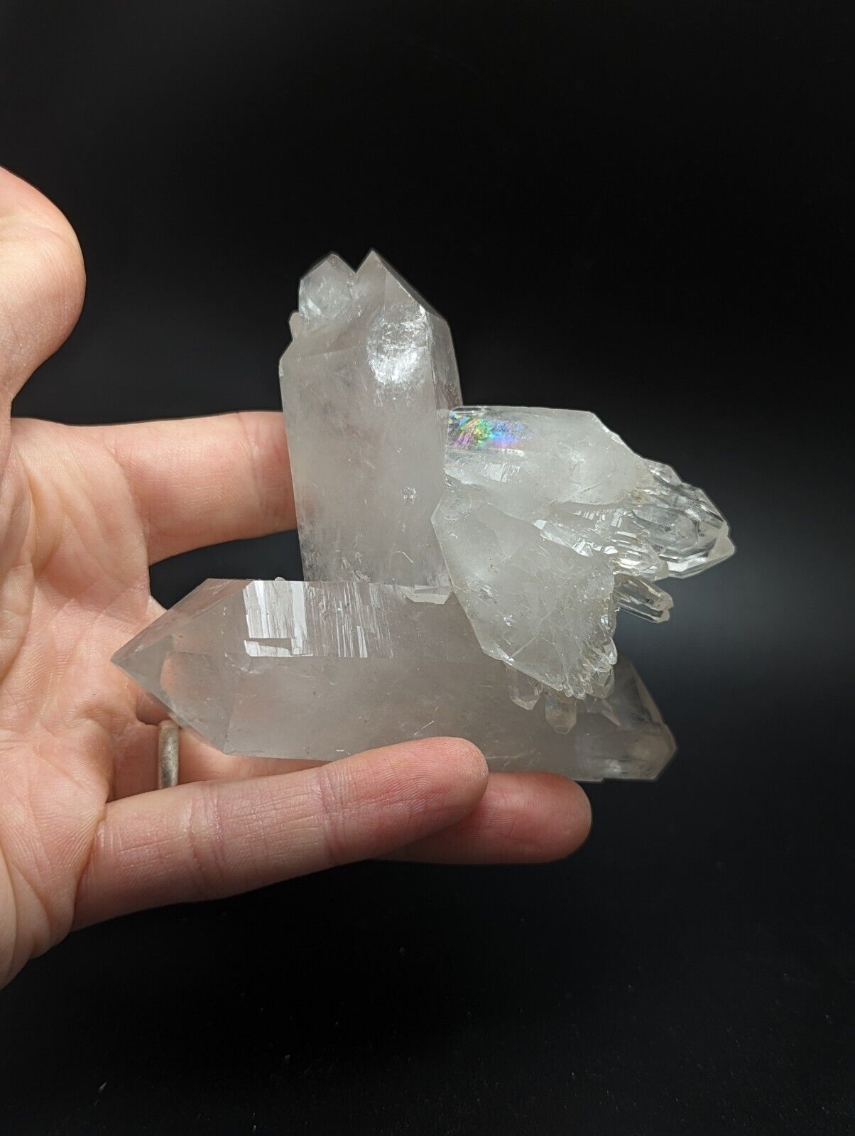 Arkansas Quartz Crystal Floater w Rare and Unique Form Garland Co old stock. - Collectibles:Rocks Fossils &