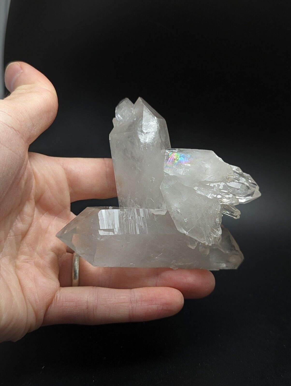 Arkansas Quartz Crystal Floater w Rare and Unique Form Garland Co old stock. - Collectibles:Rocks Fossils &