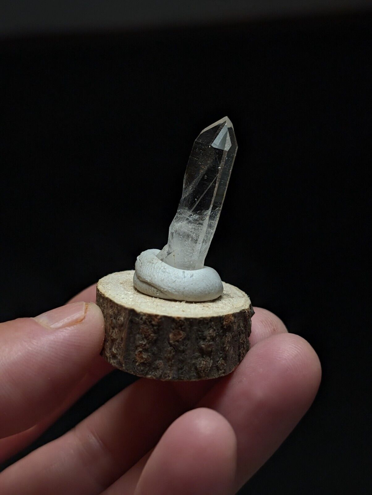 Arkansas Quartz Crystal Point - OOAK natural mineral specimen AR USA - Collectibles:Rocks Fossils & Minerals:Crystals