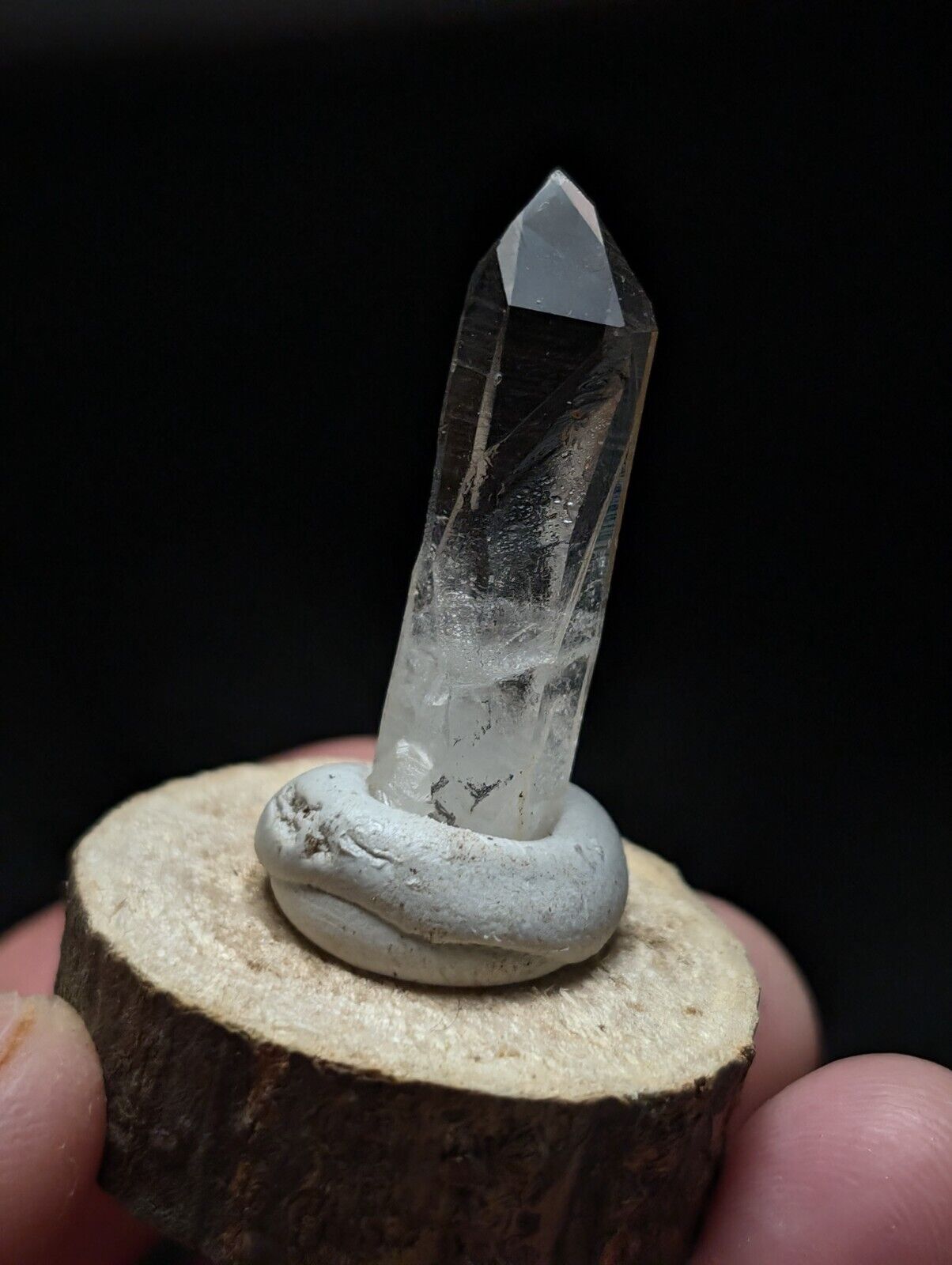 Arkansas Quartz Crystal Point - OOAK natural mineral specimen AR USA - Collectibles:Rocks Fossils & Minerals:Crystals