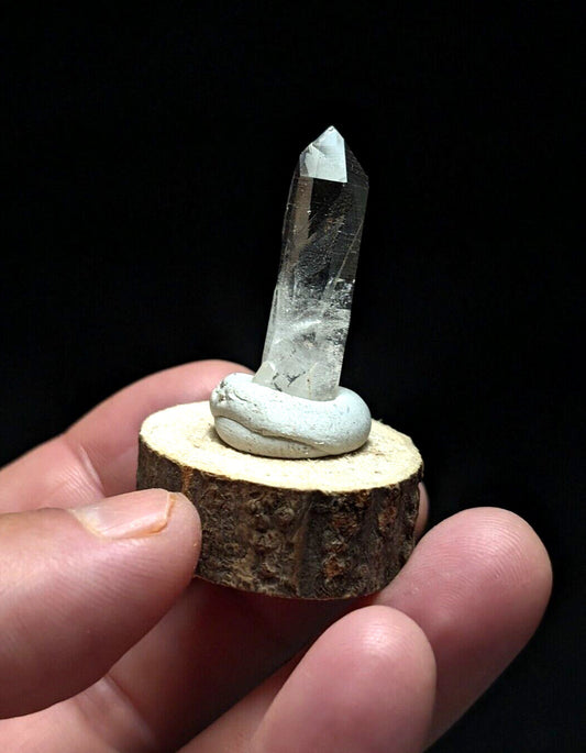 Arkansas Quartz Crystal Point - OOAK natural mineral specimen AR USA - Collectibles:Rocks Fossils & Minerals:Crystals