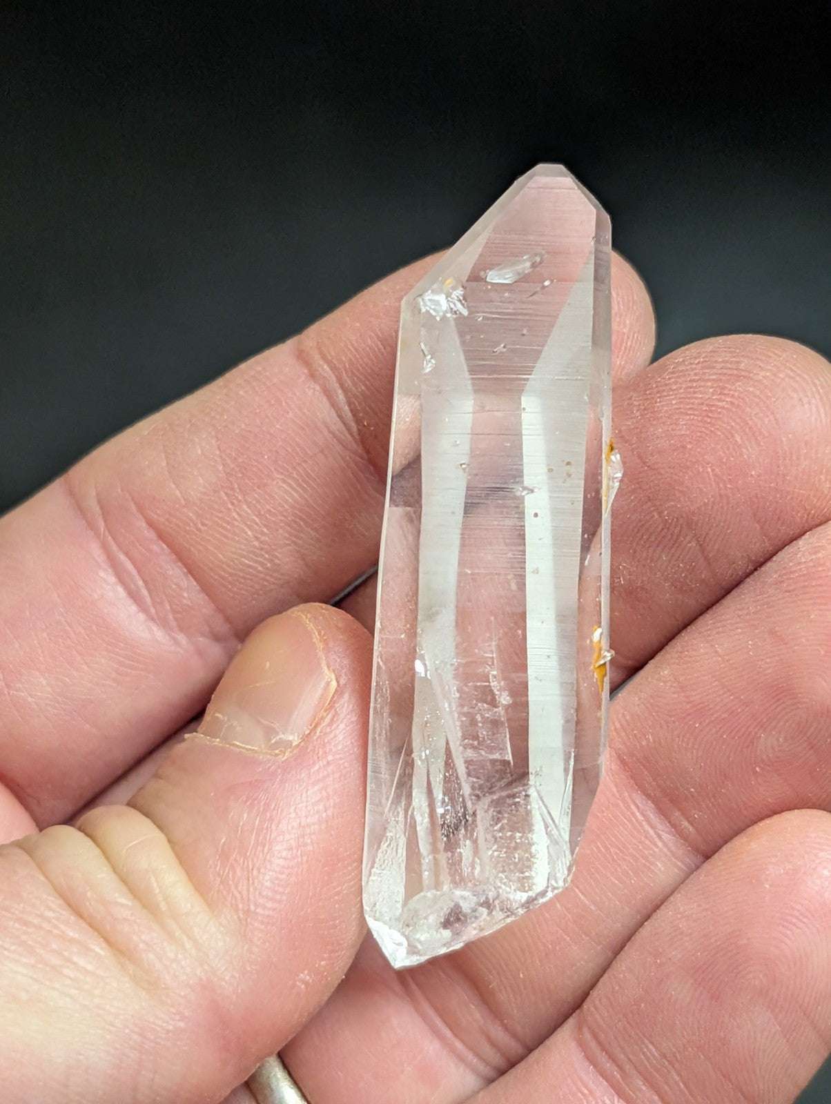 Arkansas Quartz Crystal Point - OOAK natural mineral specimen AR USA - Collectibles:Rocks Fossils & Minerals:Crystals