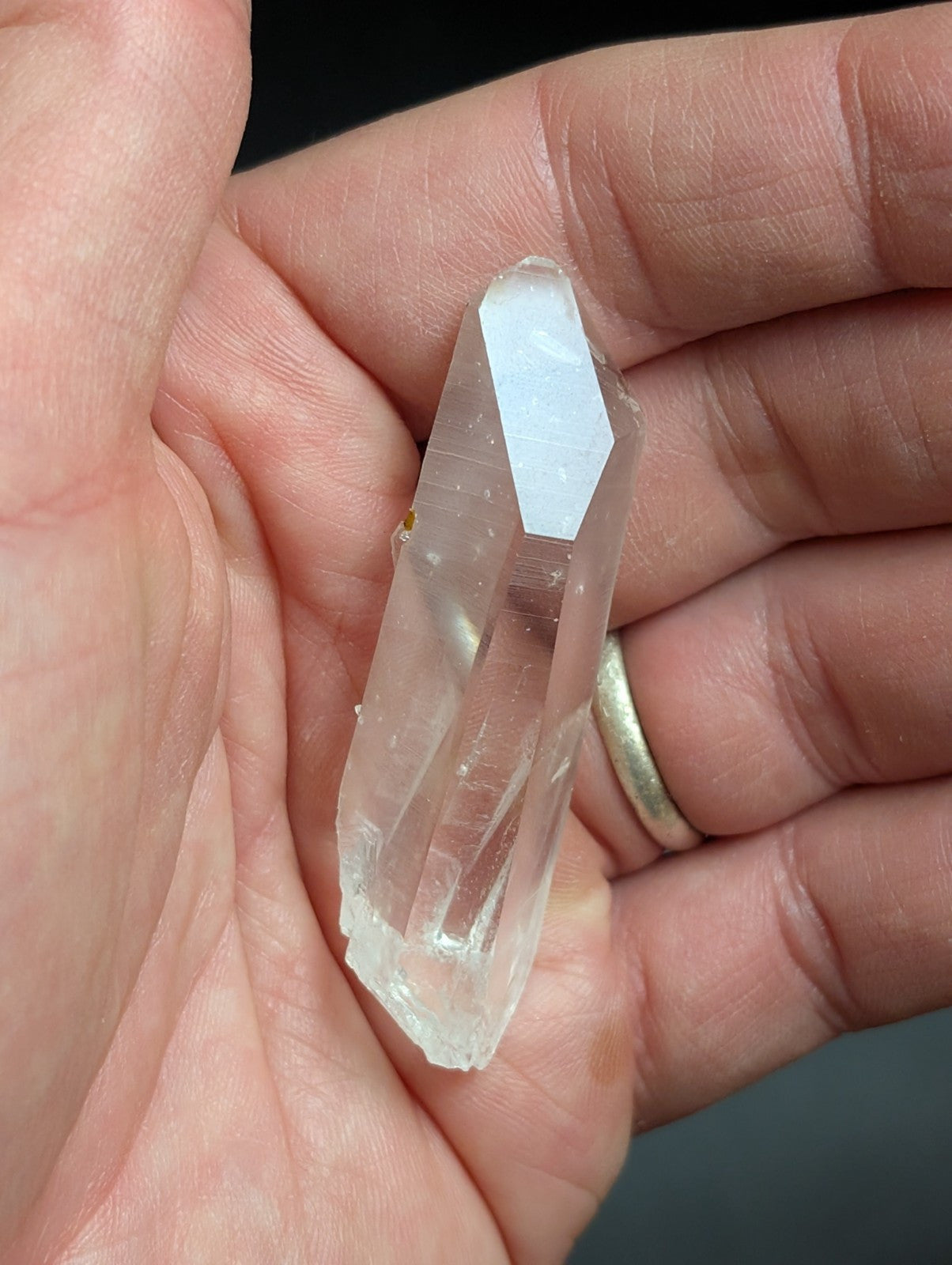 Arkansas Quartz Crystal Point - OOAK natural mineral specimen AR USA - Collectibles:Rocks Fossils & Minerals:Crystals