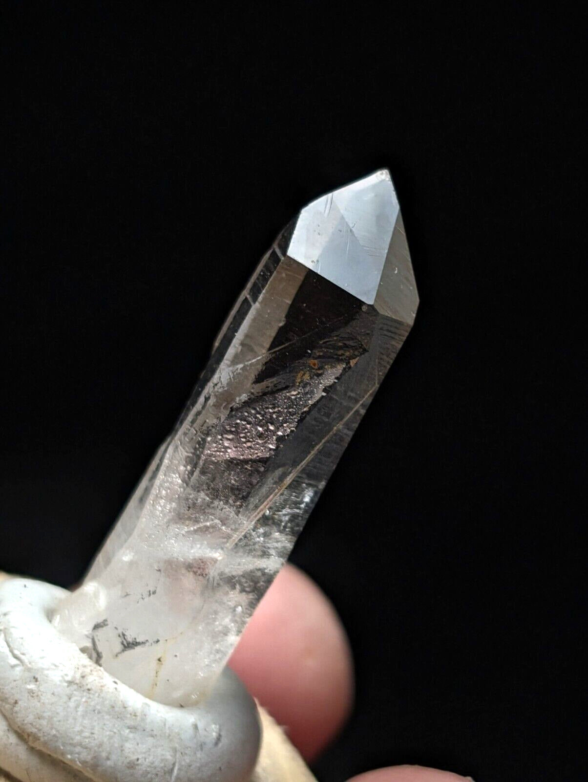 Arkansas Quartz Crystal Point - OOAK natural mineral specimen AR USA - Collectibles:Rocks Fossils & Minerals:Crystals