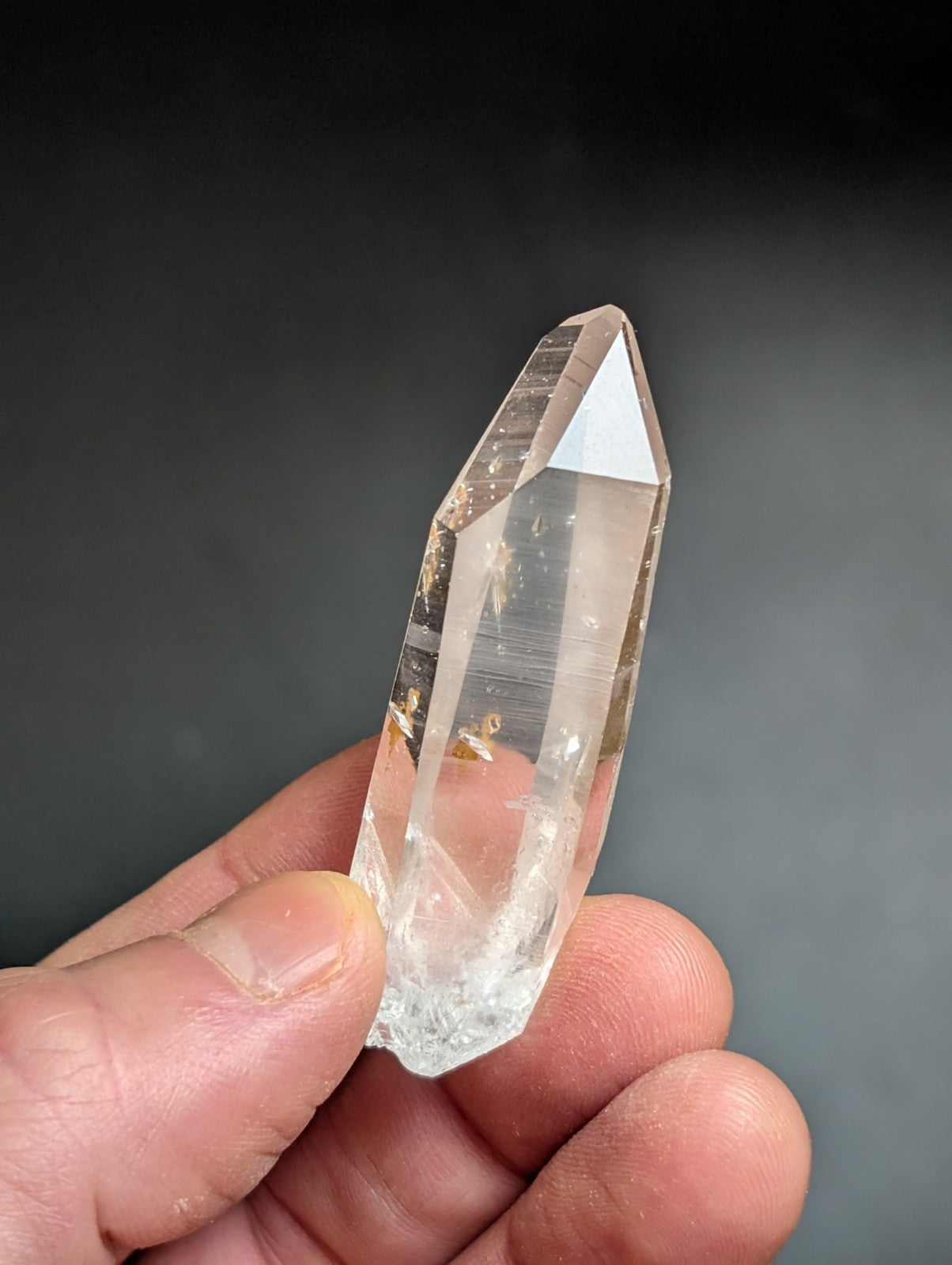 Arkansas Quartz Crystal Point - OOAK natural mineral specimen AR USA - Collectibles:Rocks Fossils & Minerals:Crystals
