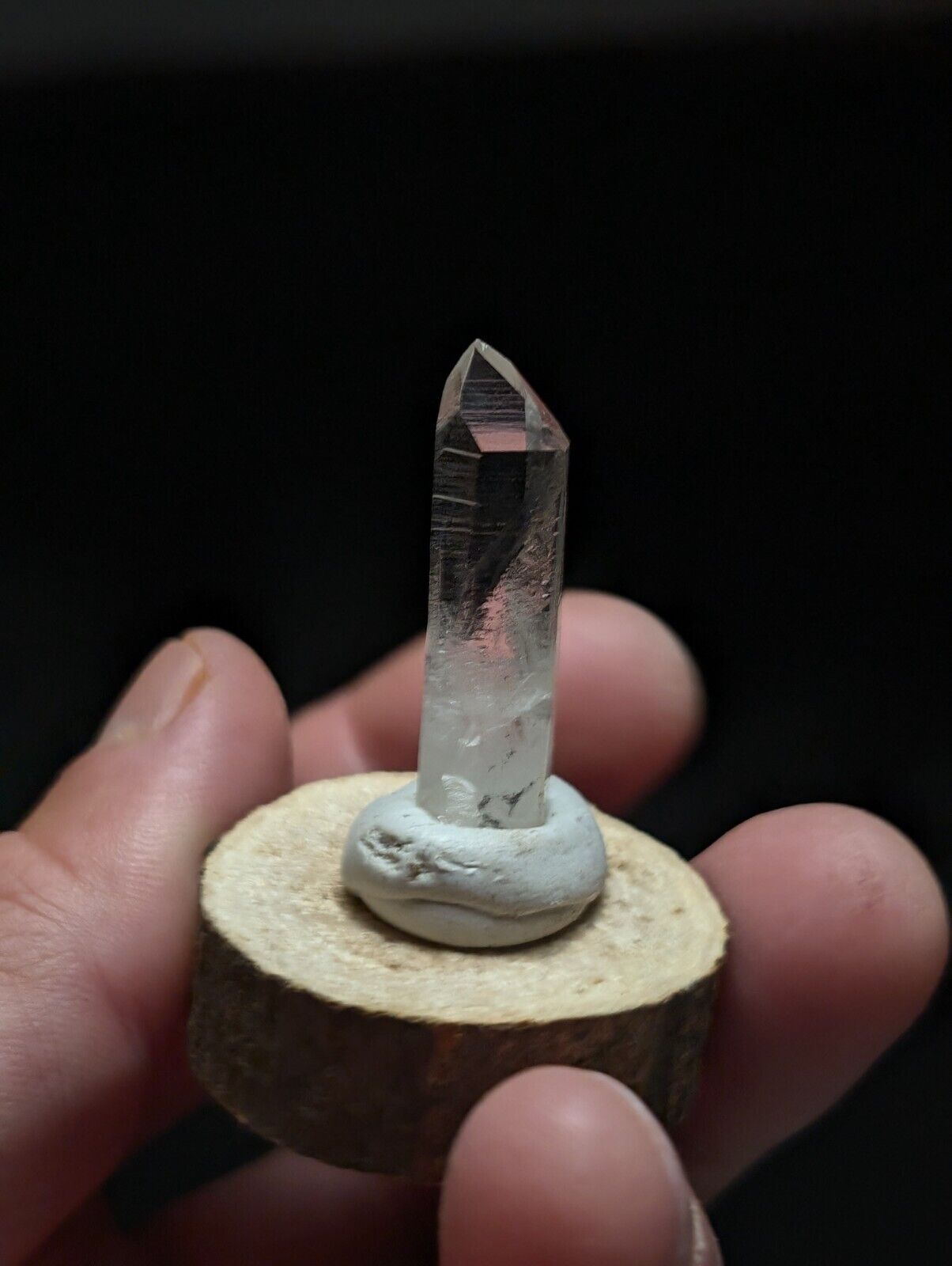 Arkansas Quartz Crystal Point - OOAK natural mineral specimen AR USA - Collectibles:Rocks Fossils & Minerals:Crystals