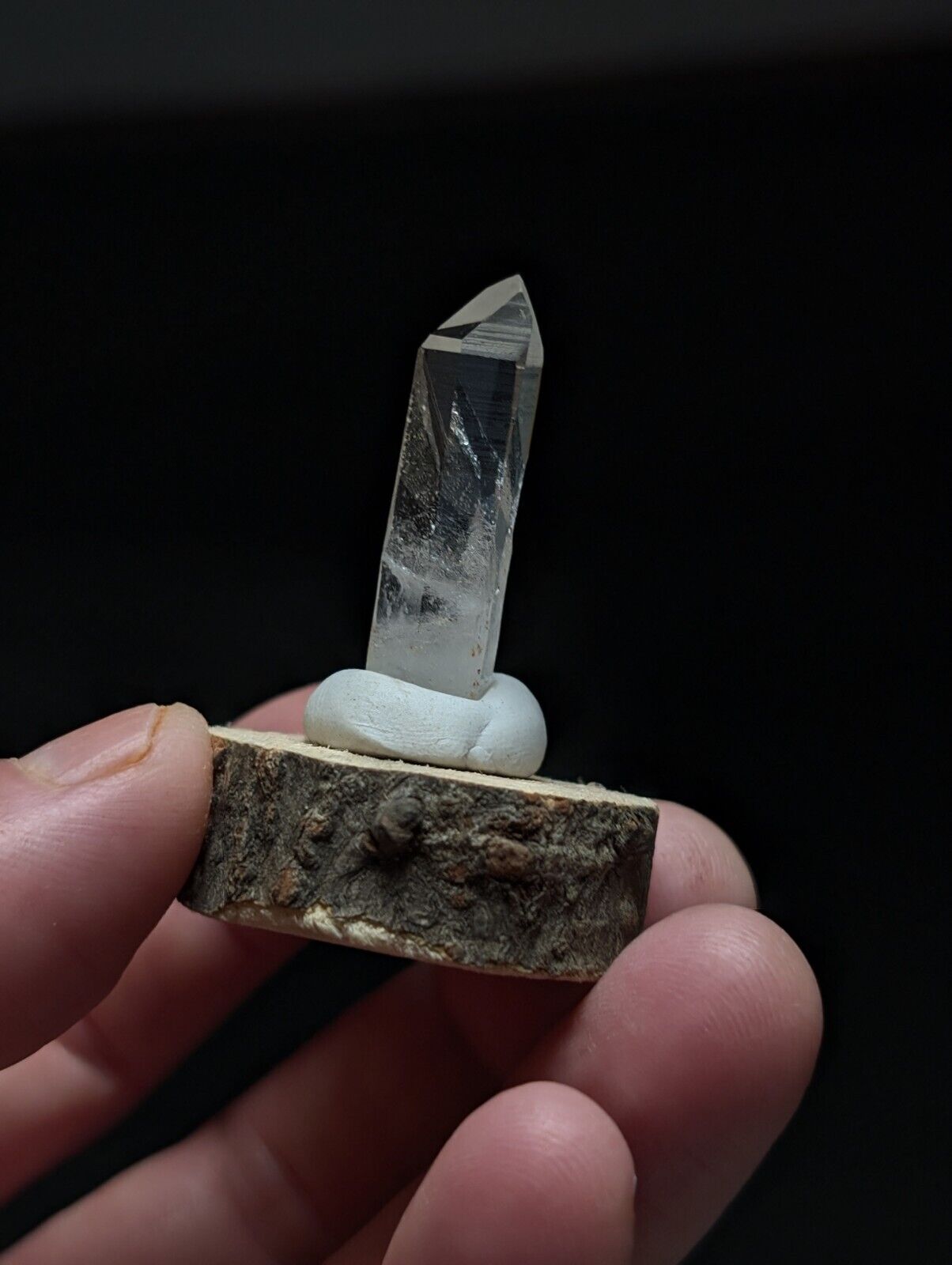 Arkansas Quartz Crystal Point - OOAK natural mineral specimen AR USA - Collectibles:Rocks Fossils & Minerals:Crystals